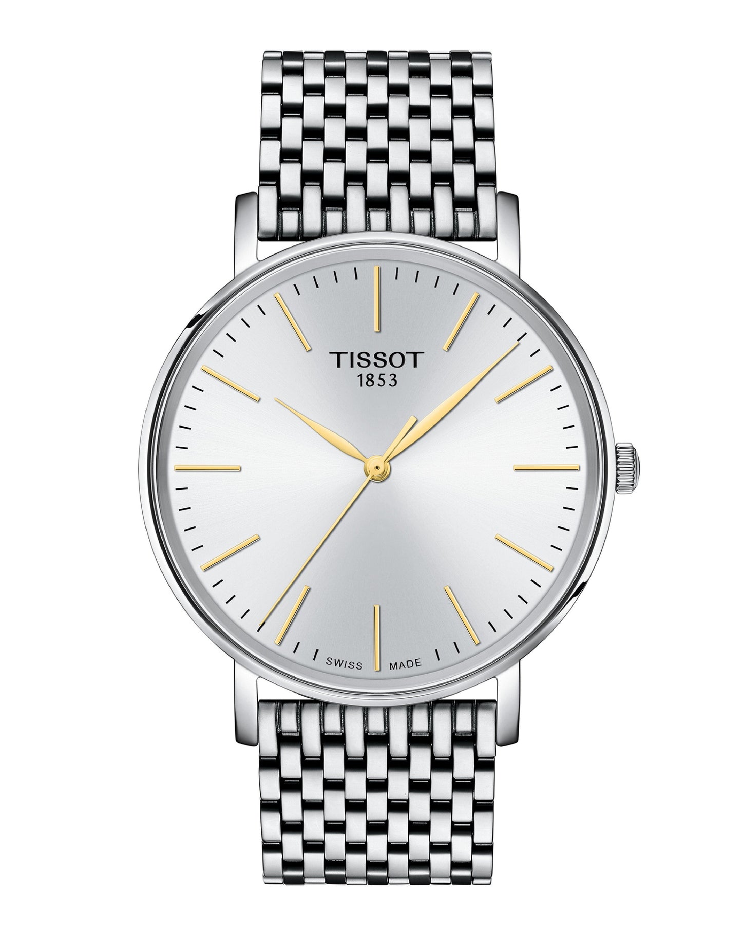 Tissot T143.410.11.011.01 40 MM Tissot Everytime MEDIUM Silver Dial Watch