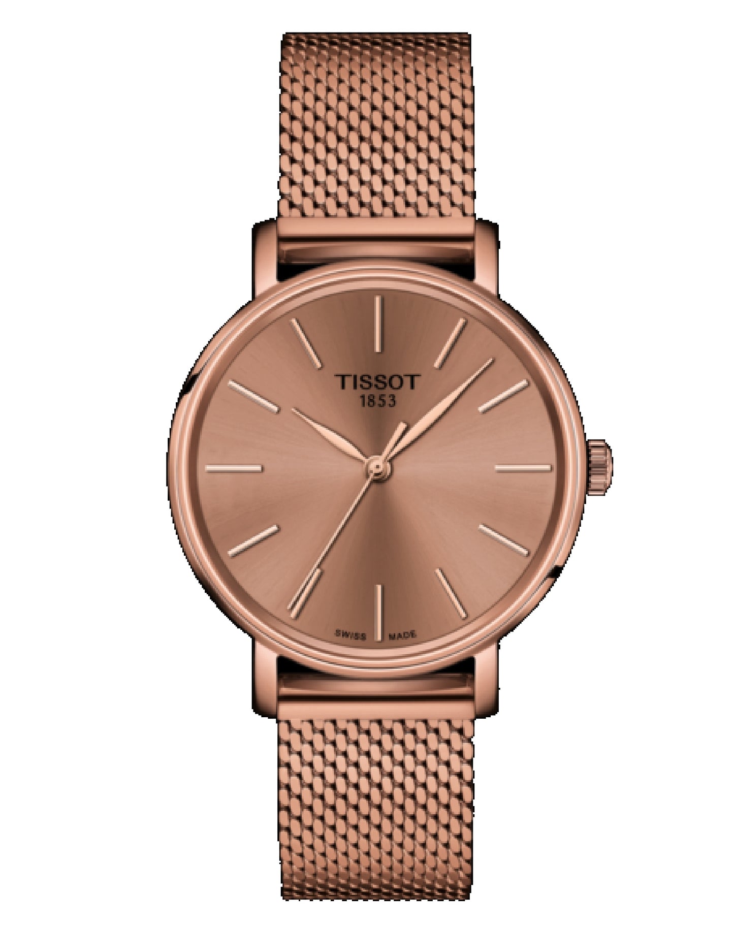 Tissot T143.210.33.331.00 Tissot Everytime MEDIUM ROSE GOLD Pvd Tone Watch