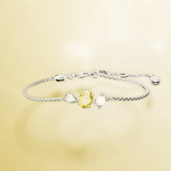 Swarovski Swarovski MESMERA Bracelet, MIXED CUTS, Yellow, M size Bracelets