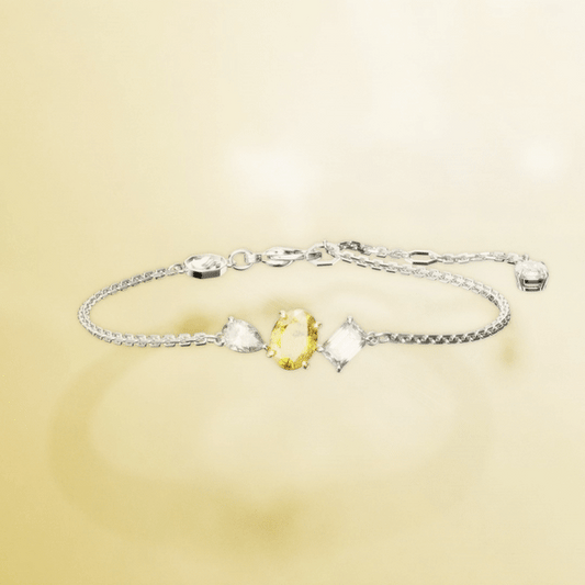 Swarovski Swarovski MESMERA Bracelet, MIXED CUTS, Yellow, M size Bracelets