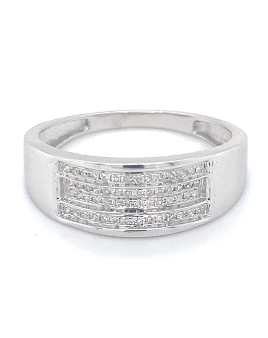 Diamonds Band Diamond Ring, 0.17 CT Rings