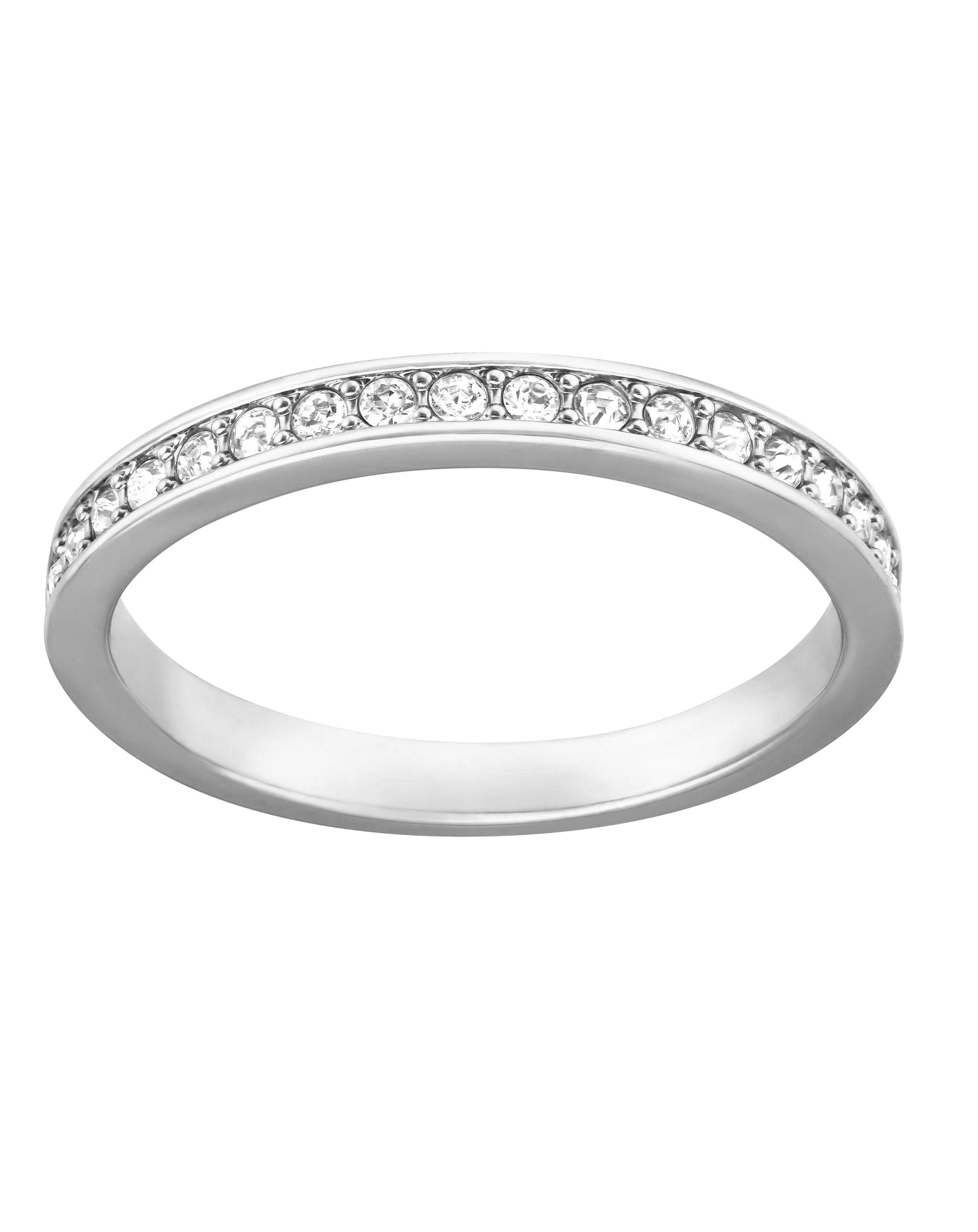 Swarovski Swarovski Rhodium Plated Rare Ring Size 55 Rings