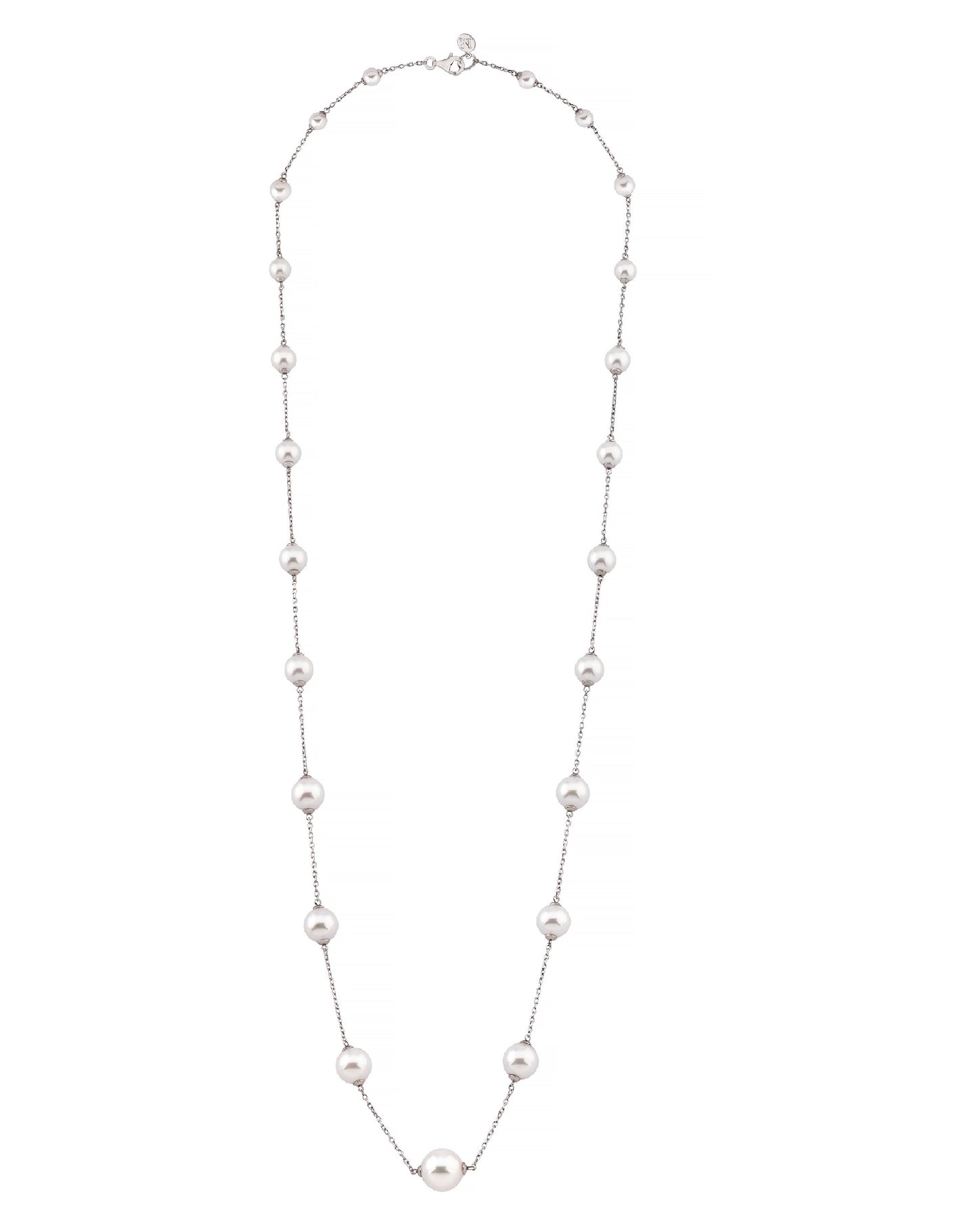 Majorica Necklace White Pearl Ilusion Necklaces