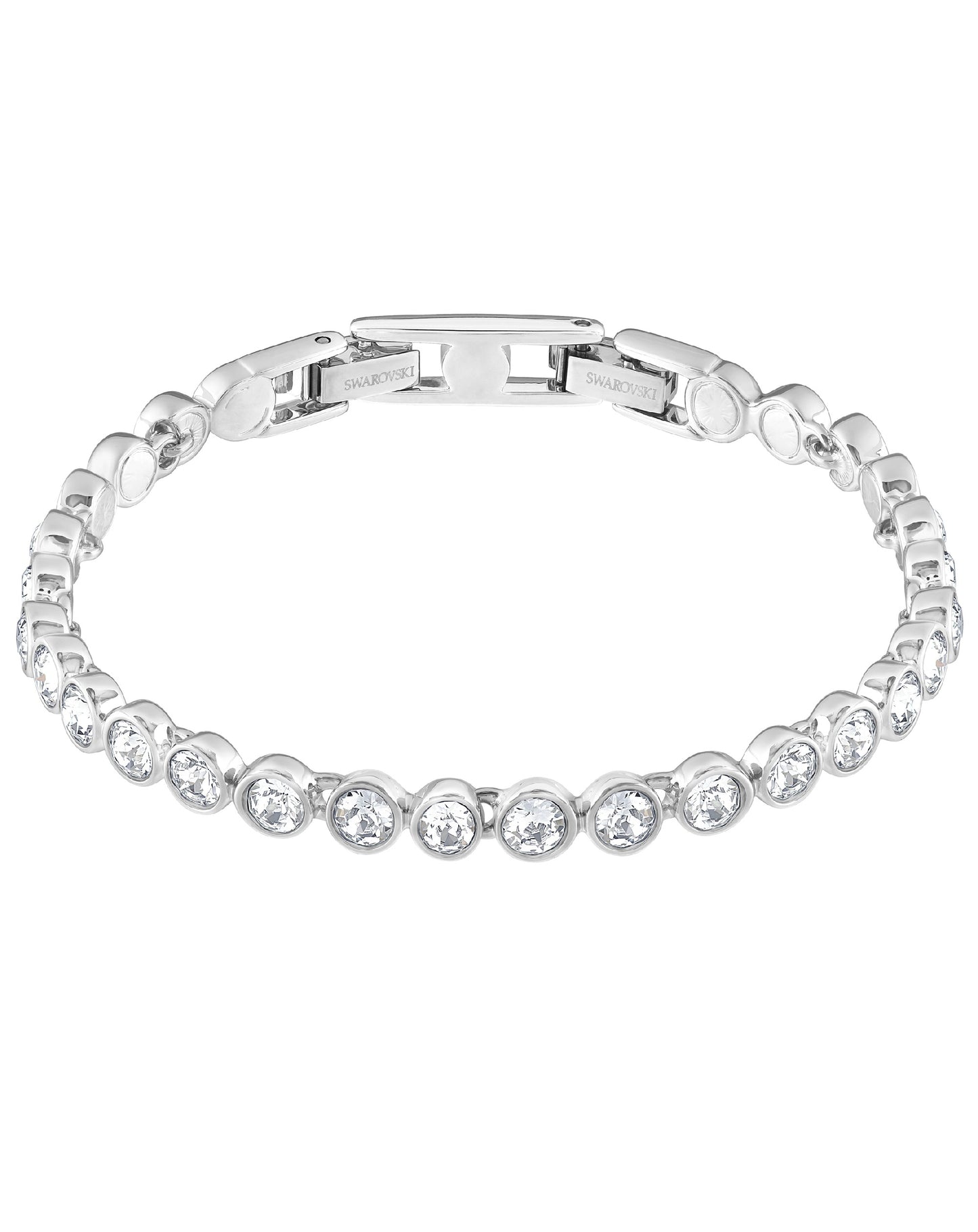 Swarovski Swarovski Rhodium Plated Tennis Bracelet Bracelets