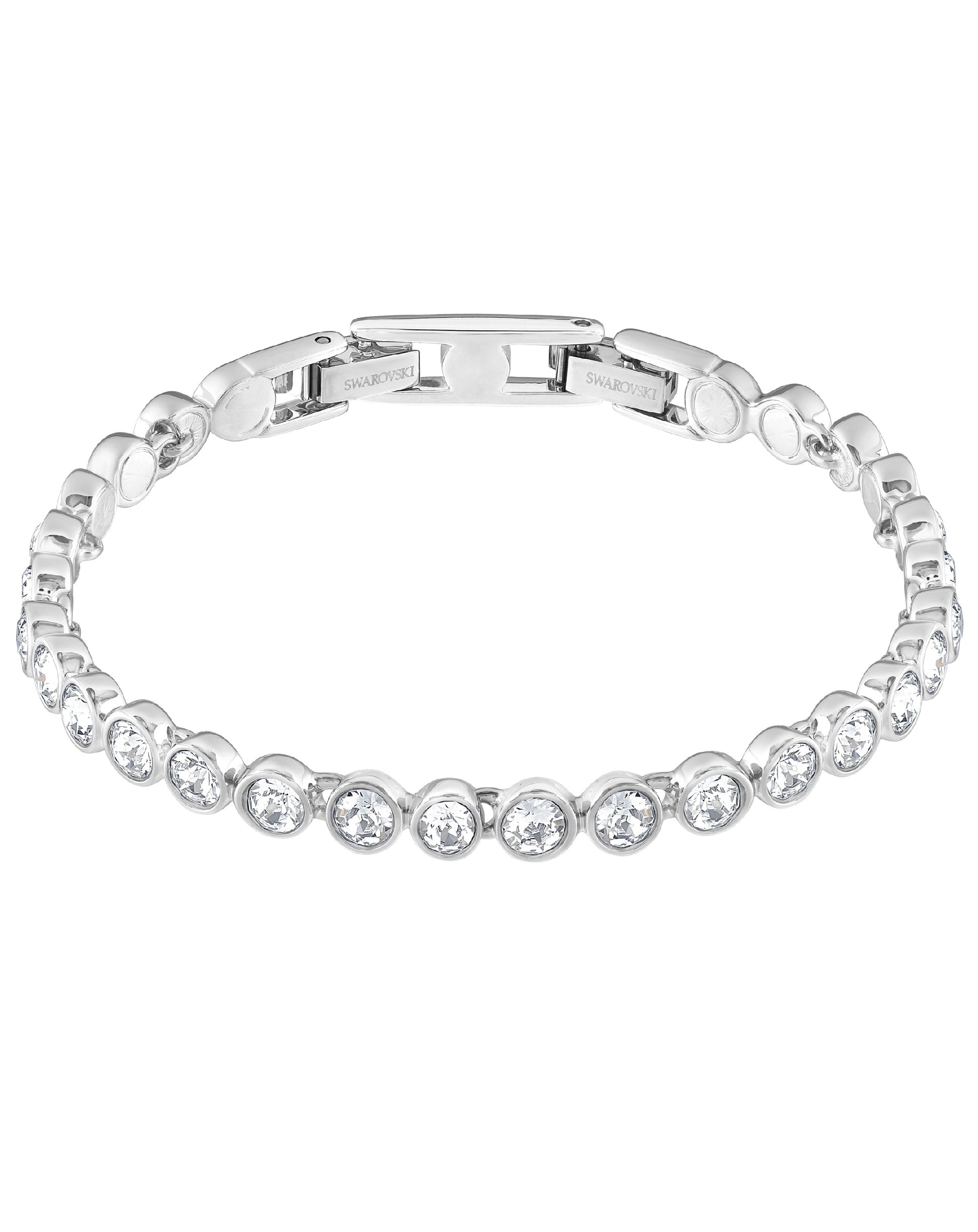Swarovski Swarovski Rhodium Plated Tennis Bracelet Bracelets
