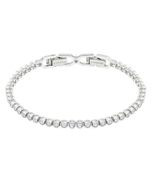 Swarovski SWAROVSKI Emily White Tone Tennis Bracelet Bracelets
