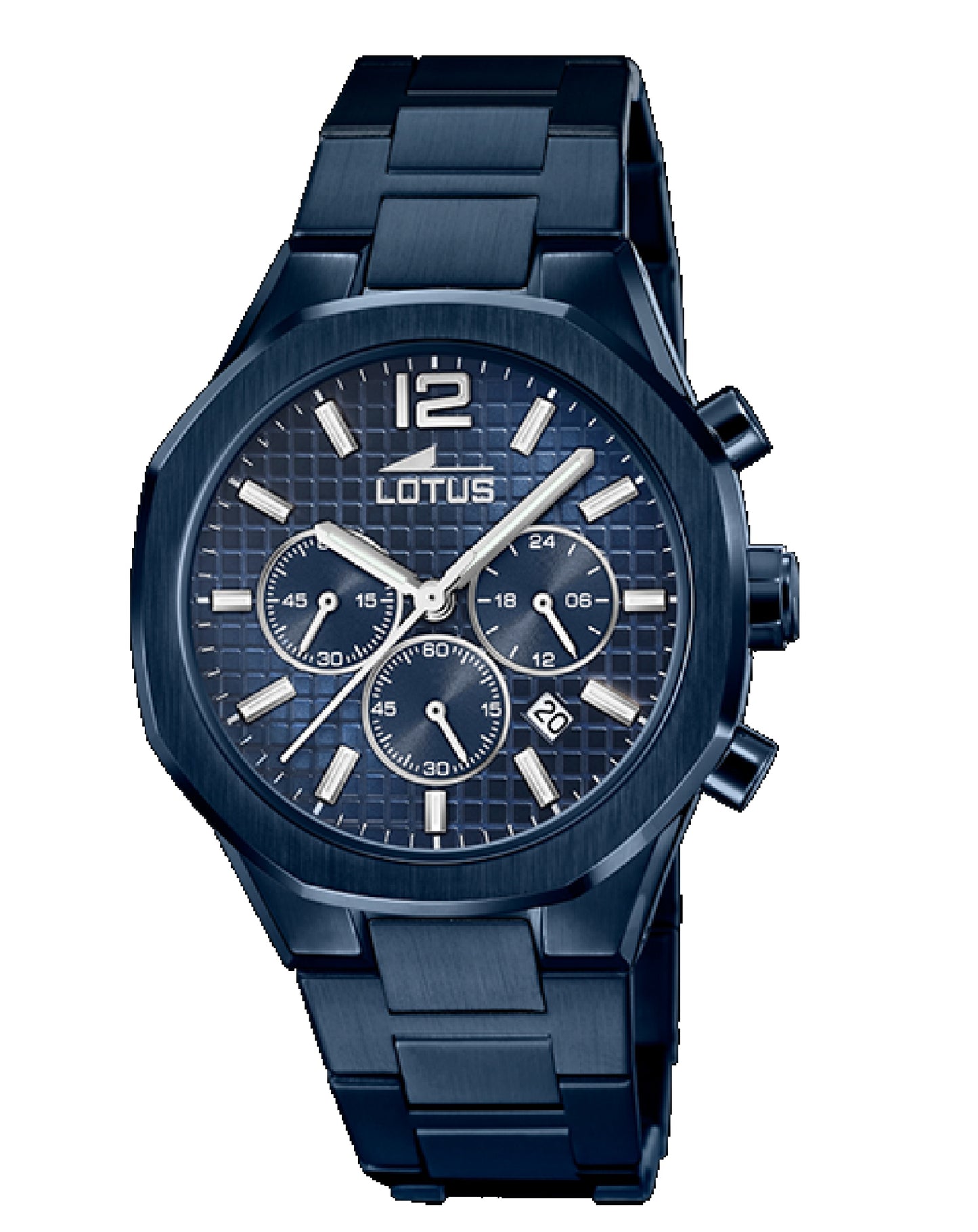 Lotus 18848/1 Lotus Dark Blue Dial & Dark Blue Pvd Bracelet Watch
