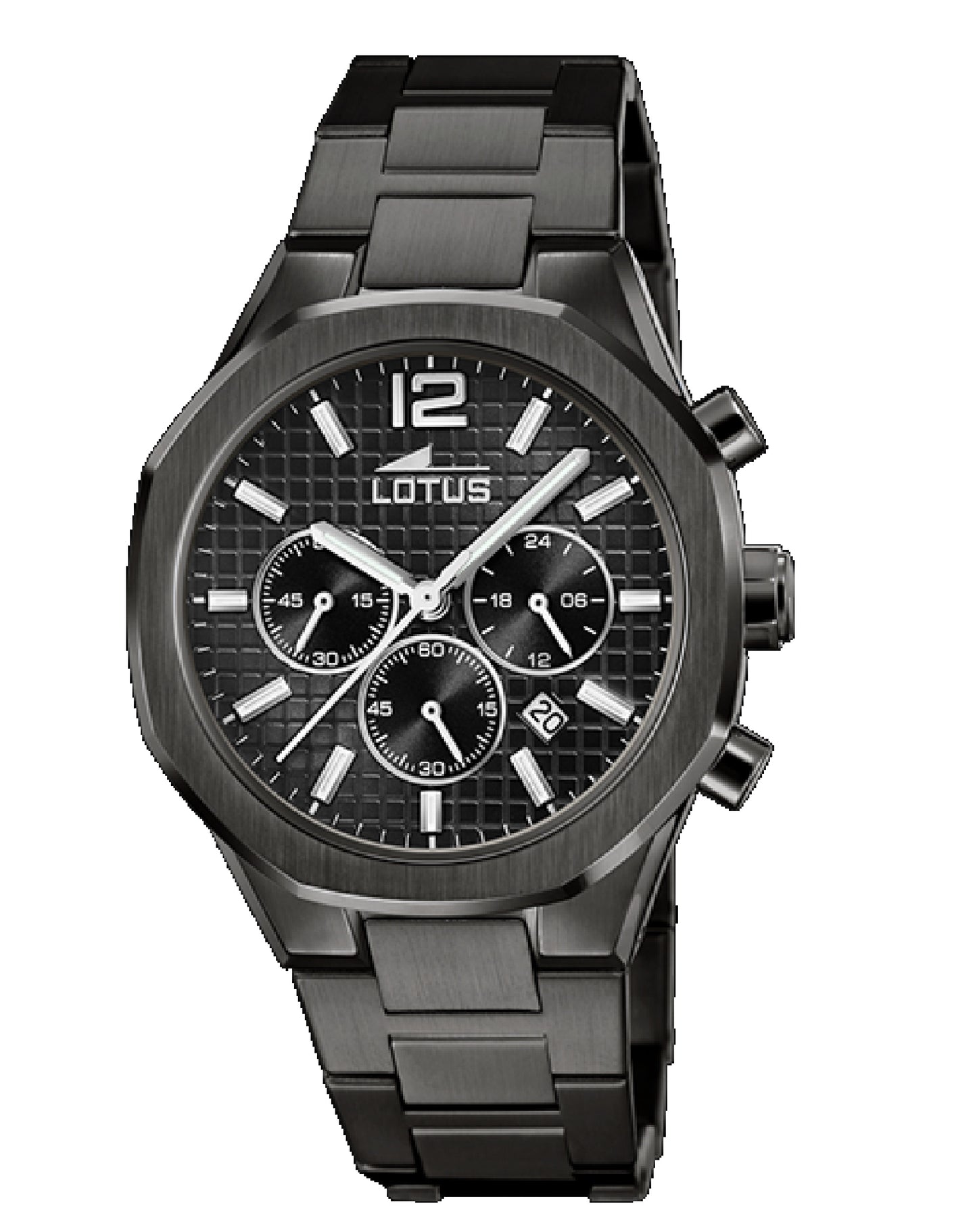 Lotus 18849/1 Lotus Black Dial & Black Pvd Bracelet Watch