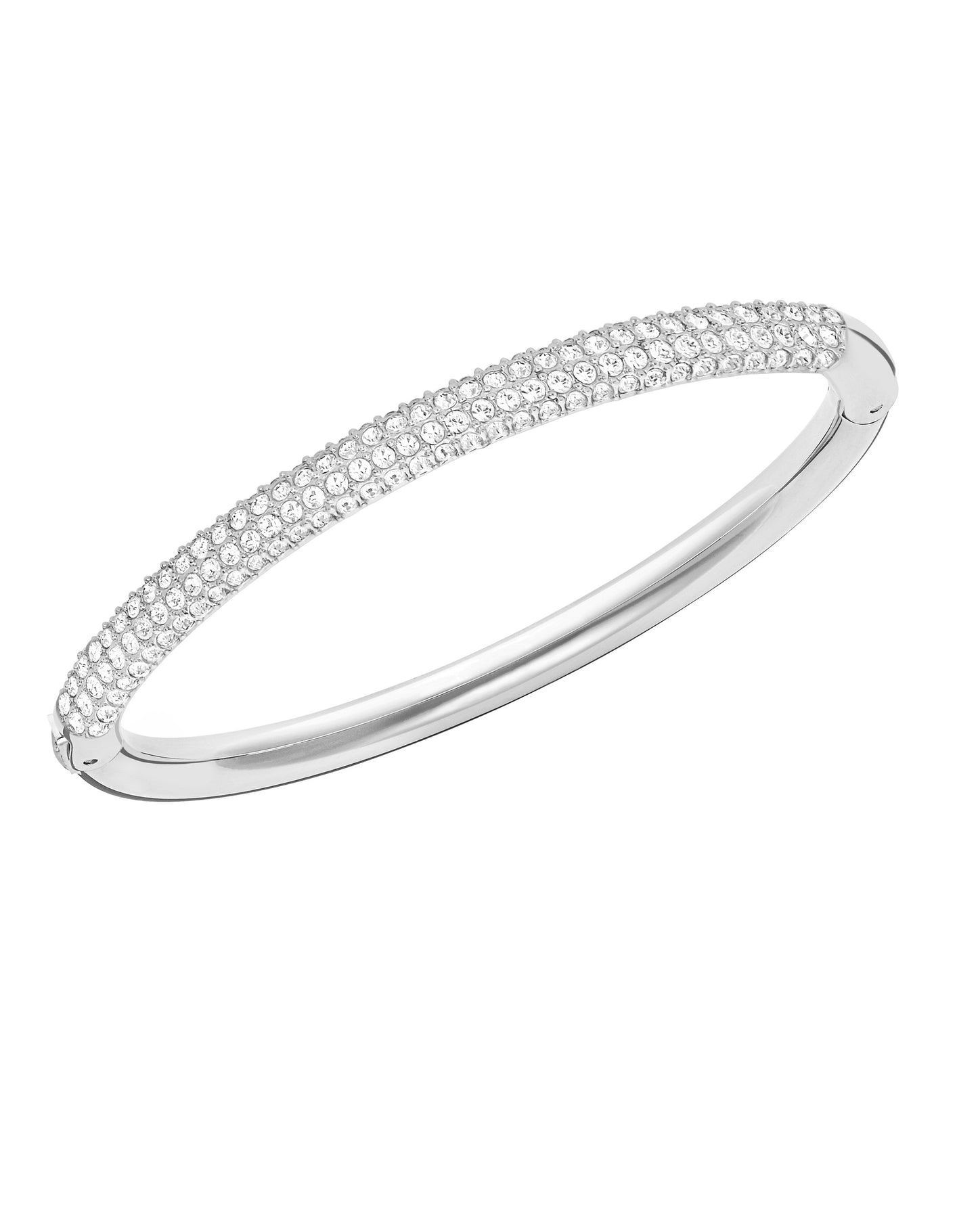 Swarovski Swarovski STONE White Tone Bangle Size S Jewelry