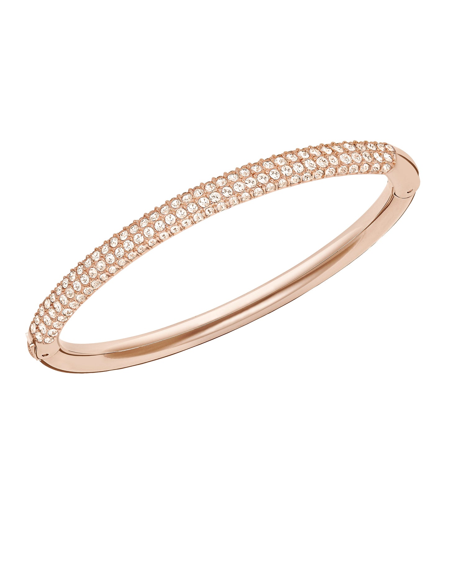 Swarovski Swarovski Stone Rose Gold Tone Plated Bangle Bracelets