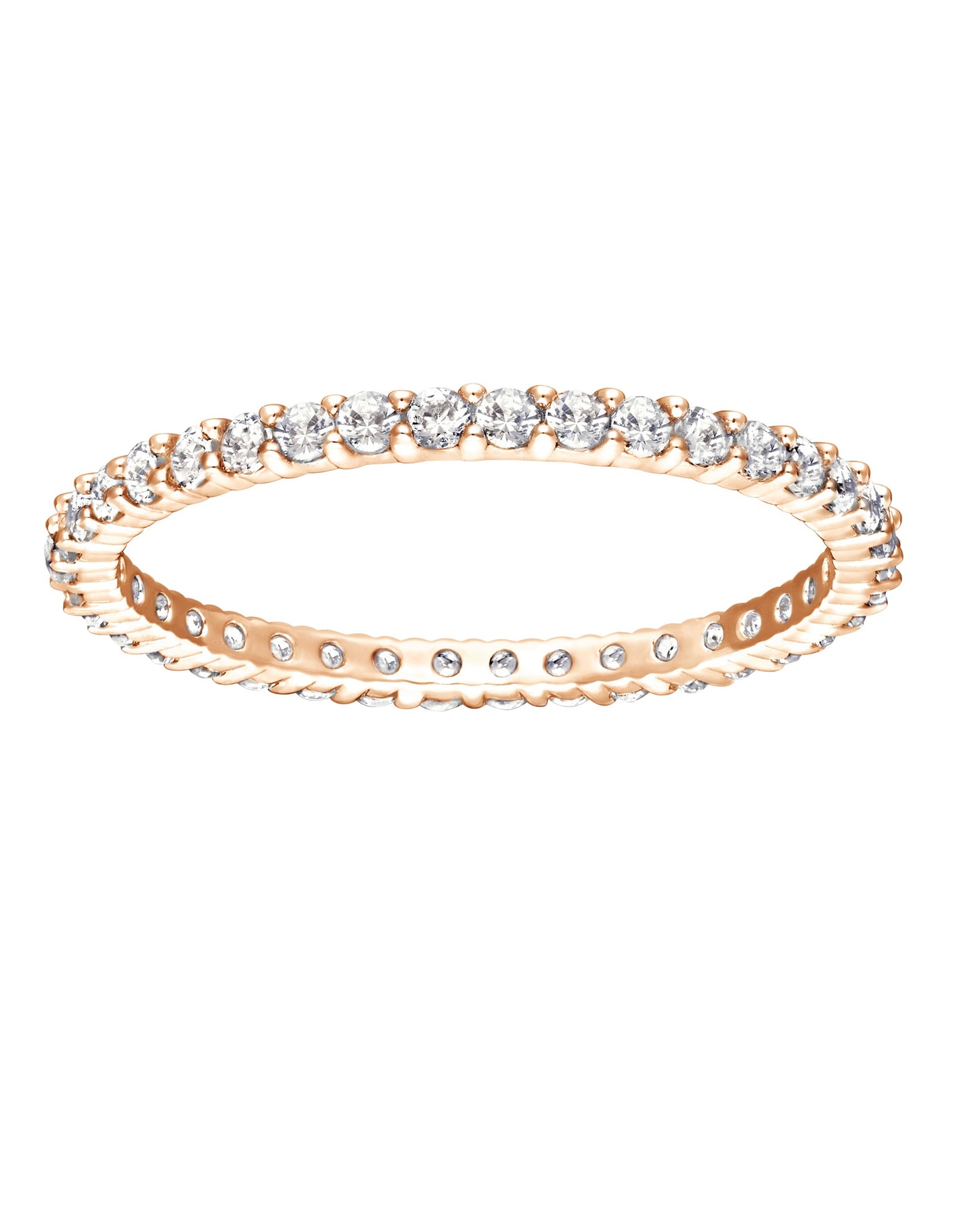 Swarovski VITTORE Swarovski Rose Gold Tone Ring Size 58 Rings