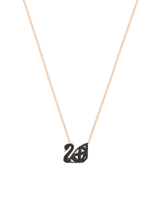 Swarovski Swarovski FACET Swan Rose Gold Tone Necklace Necklaces