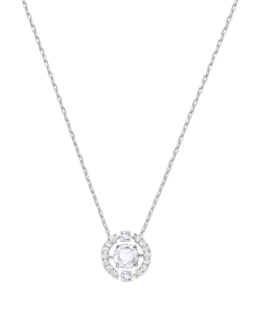 Swarovski Swarovski Sparkling Rhodium Plated DANCE Necklace Necklaces