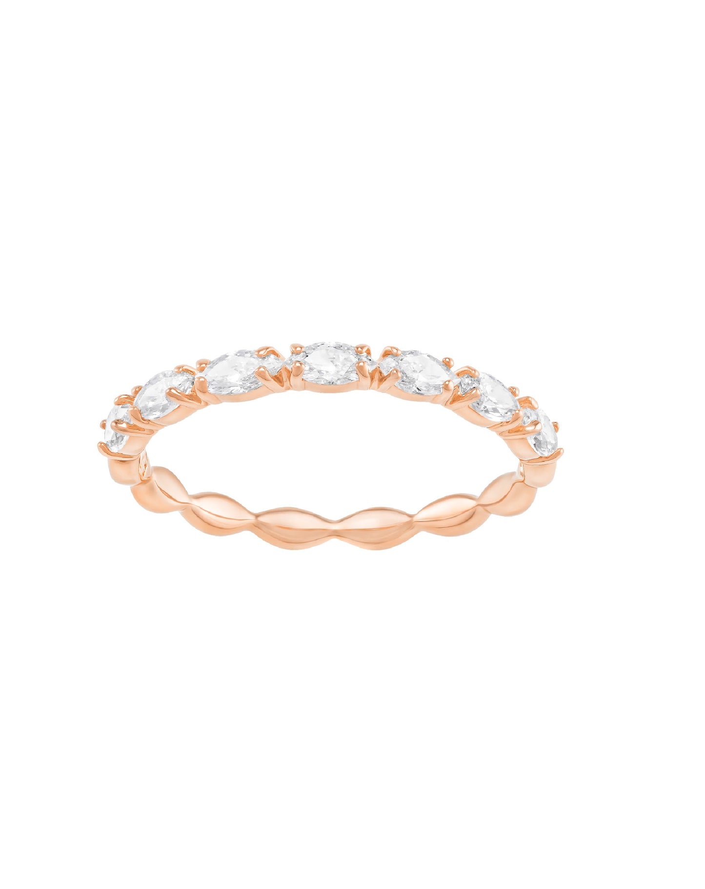 Swarovski Swarovski Vittore Rose GOLD Tone Marquise Ring Size 52 Rings