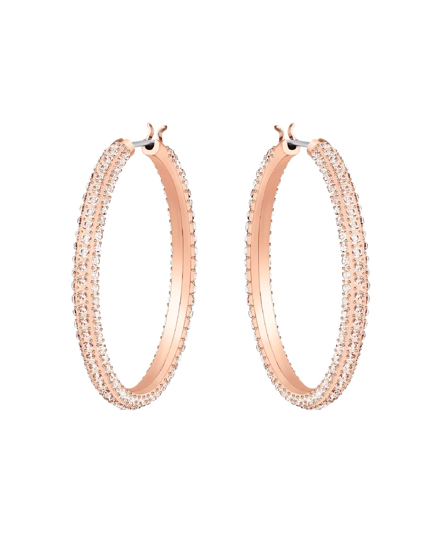 Swarovski Swarovski Cool Romance Hoop Rose Gold Tone Earring Earrings