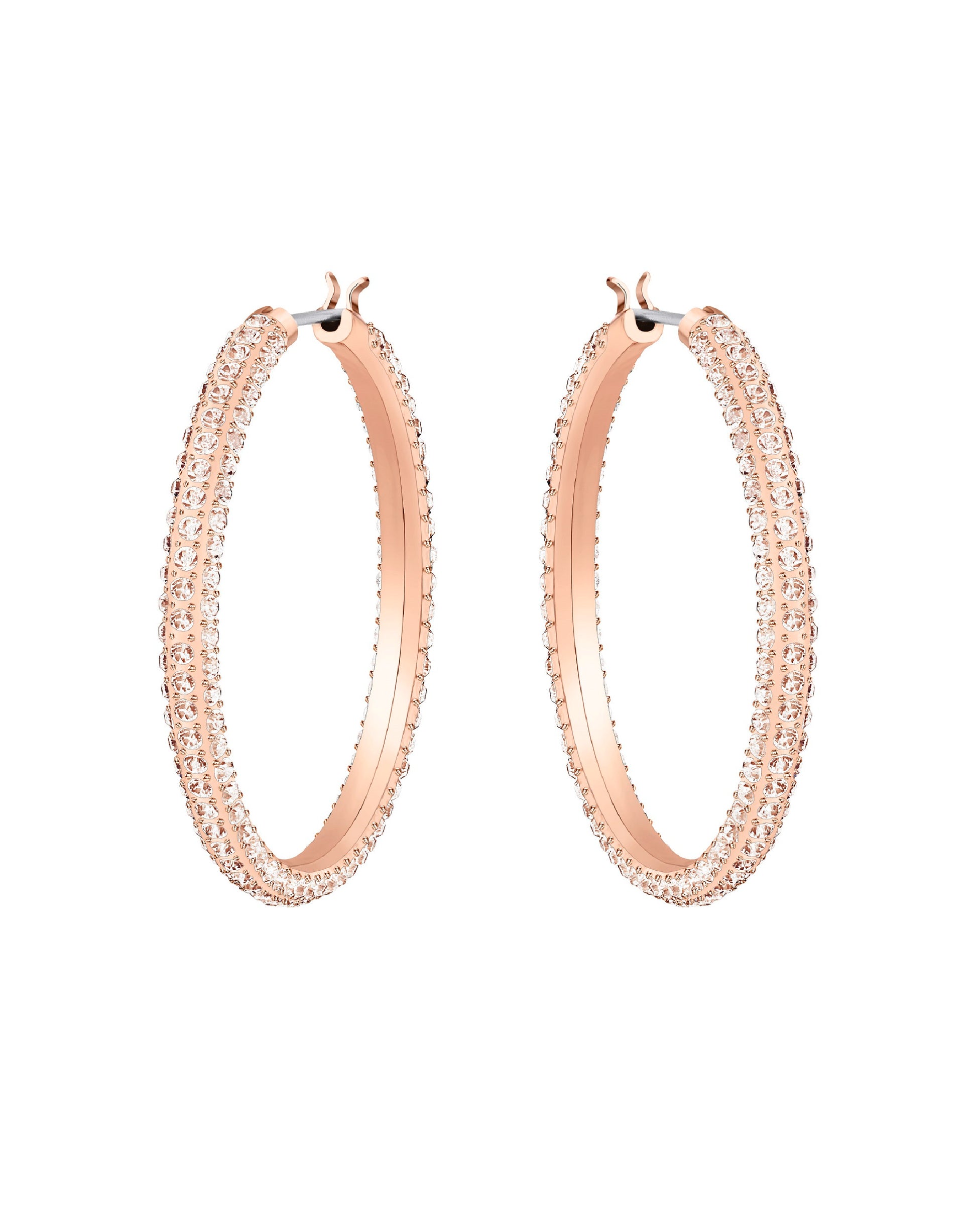 Swarovski Swarovski Cool Romance Hoop Rose Gold Tone Earring Earrings