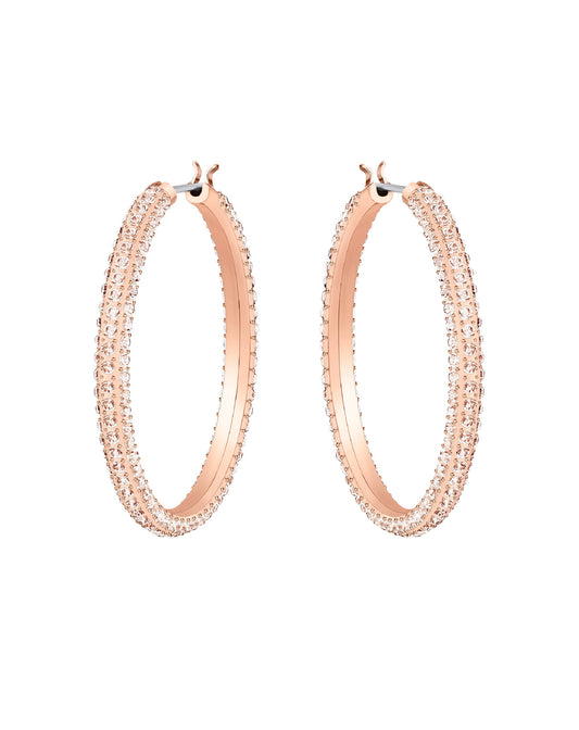 Swarovski Swarovski Cool Romance Hoop Rose Gold Tone Earring Earrings