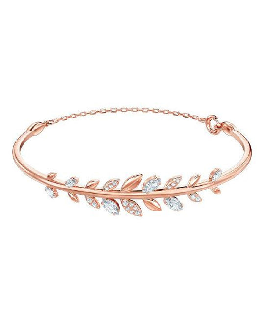 Swarovski Swarovski MAYFLY Rose Gold Tone Bangle Bracelets