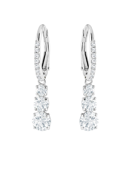Swarovski Swarovski ATTRACT Trilogy White Tone Earring Earrings