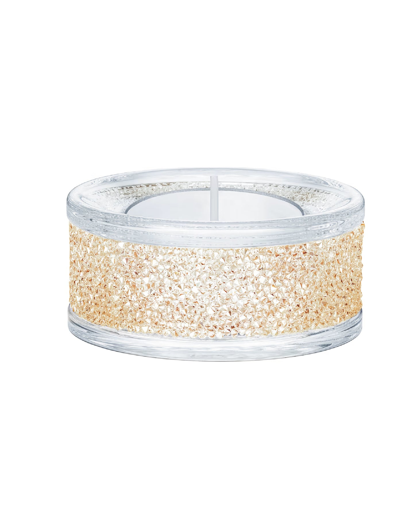 Swarovski Swarovski Shimmer Tea Light Holders Yellow Gold Tone Tea Light Holder
