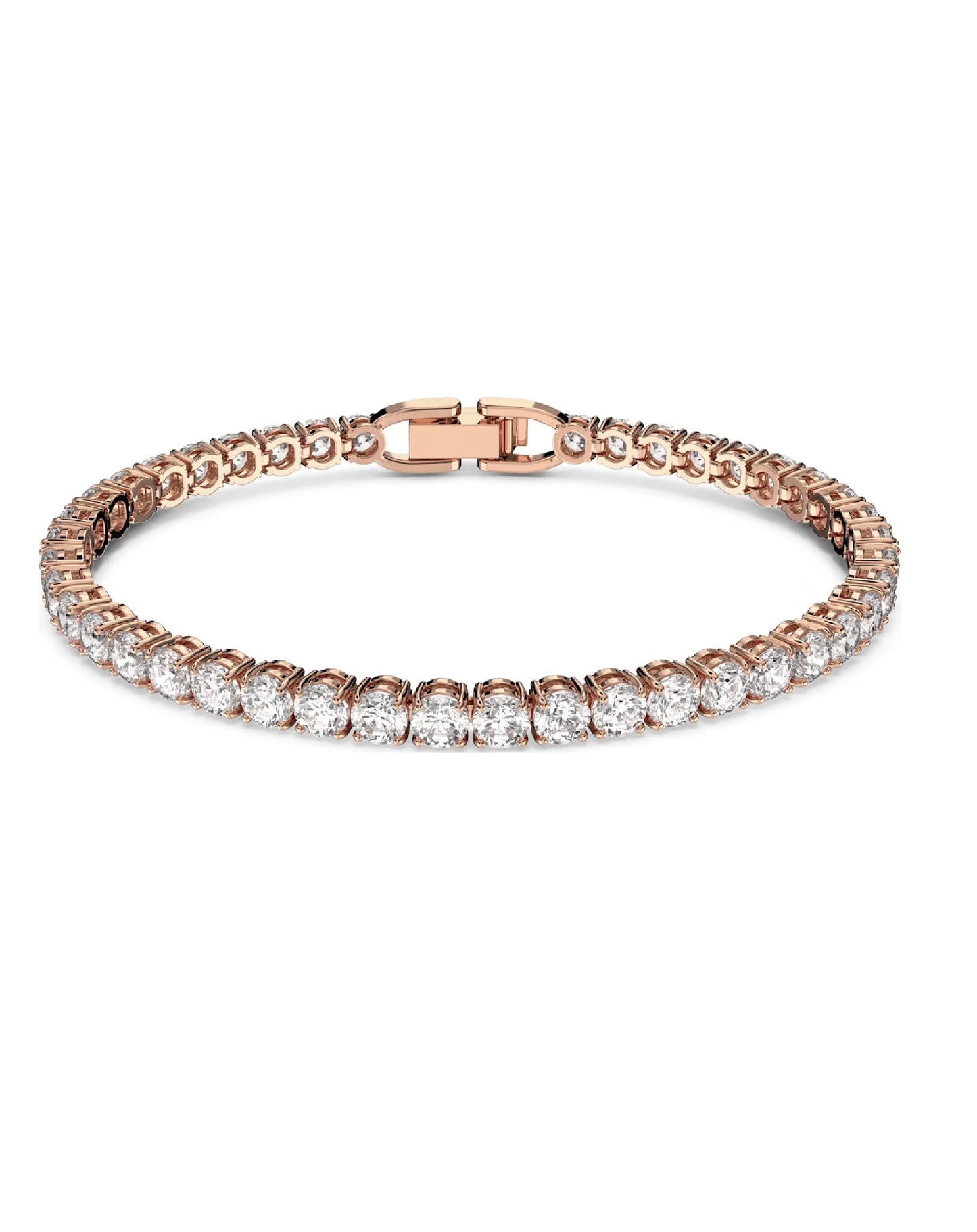 Swarovski Swarovski DELUXE Tennis Rose Gold Plated Bracelet Bracelets