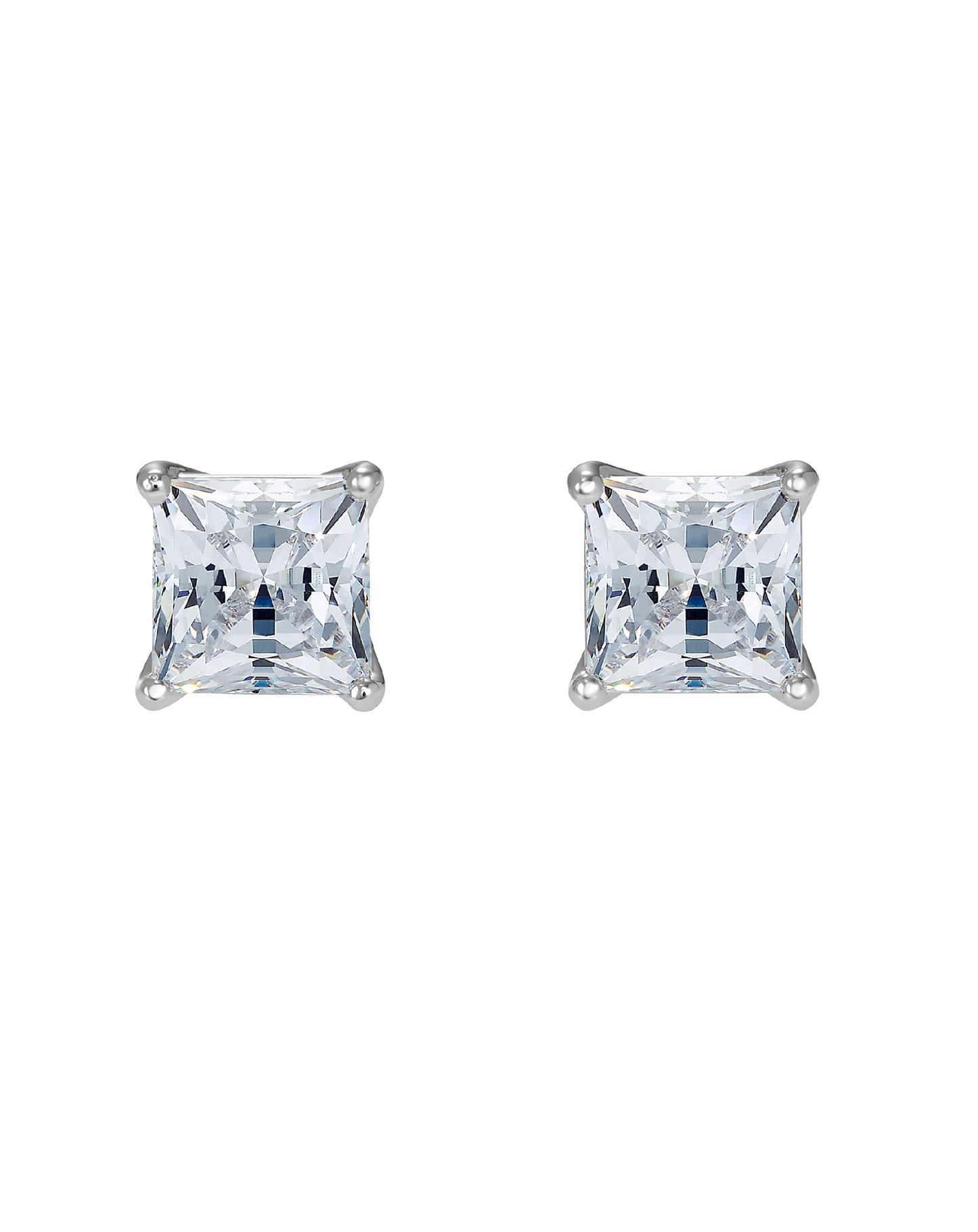 Swarovski 5509936 Swarovski ATTRACT White Tone Rhodium Plated Pierced Earring Earrings