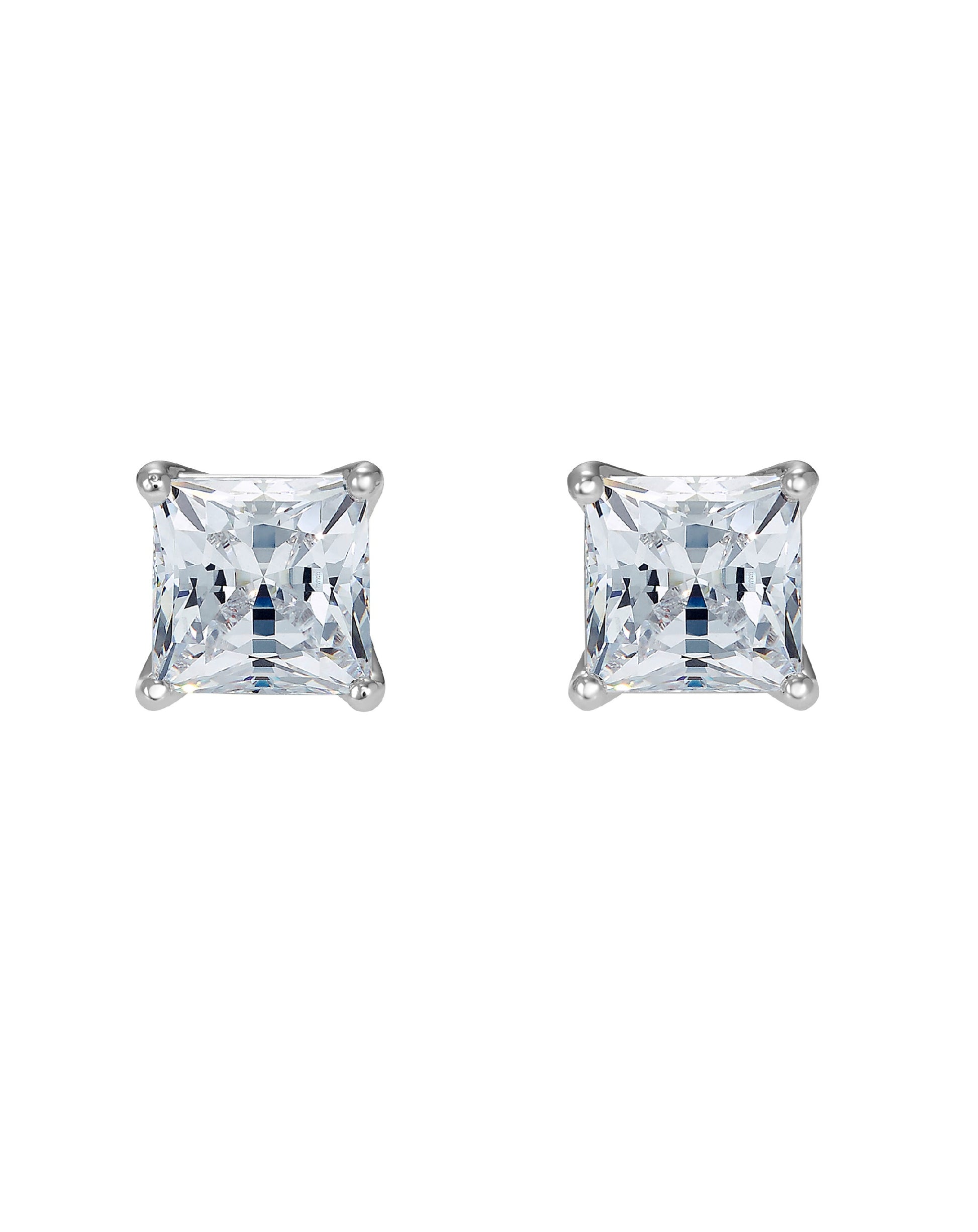 Swarovski 5509936 Swarovski ATTRACT White Tone Rhodium Plated Pierced Earring Earrings
