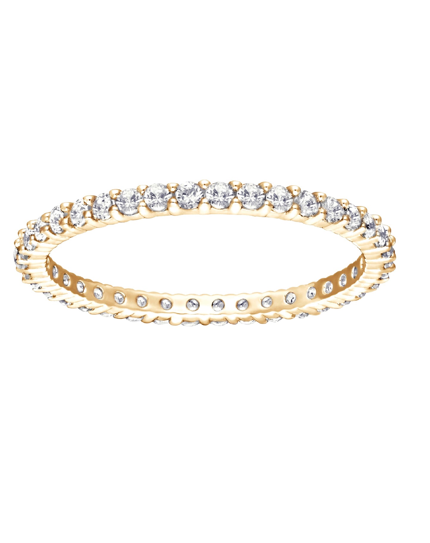 Swarovski Swarovski VITTORE Yellow Gold Tone Ring Size 55 Rings