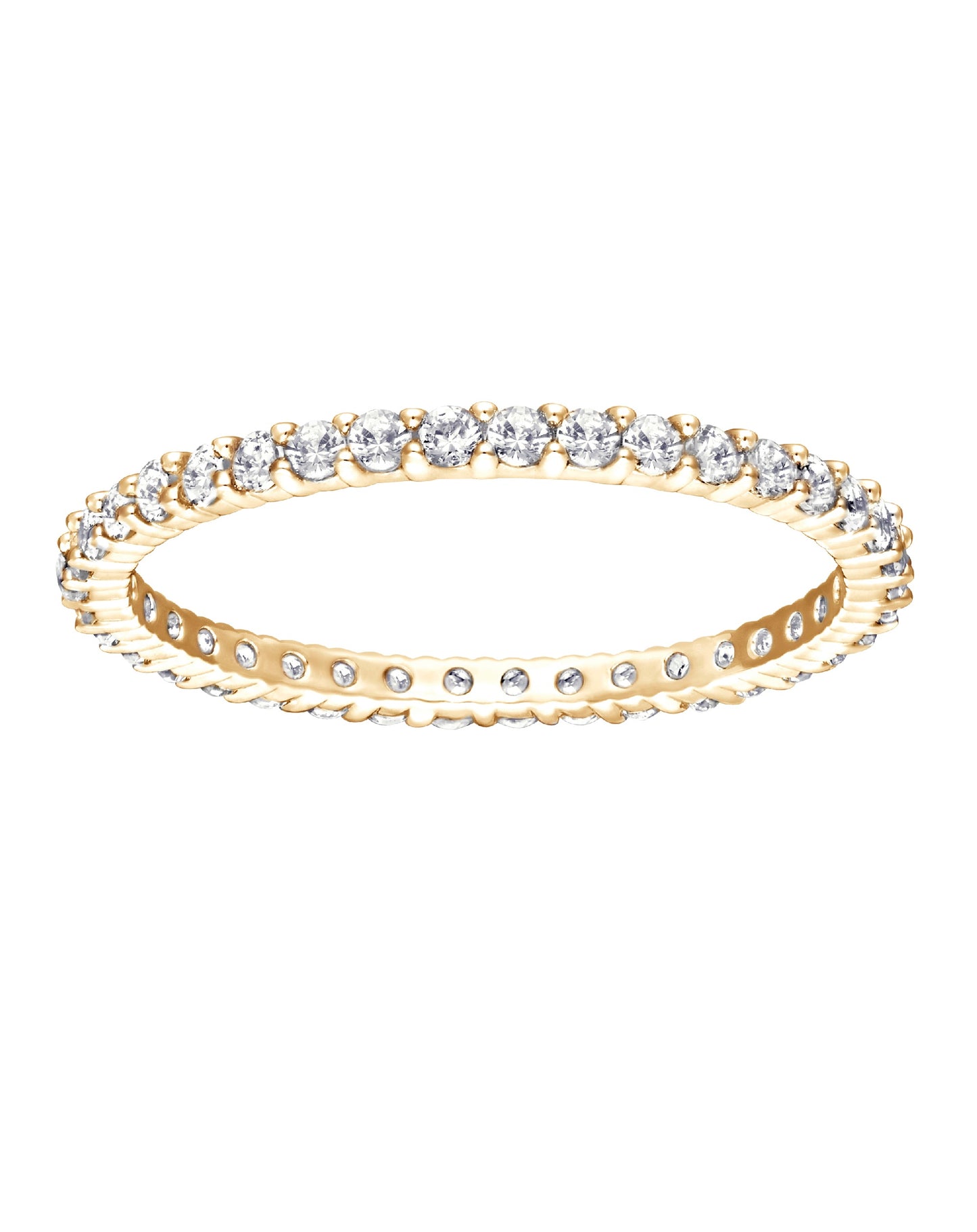 Swarovski Swarovski Yellow Gold Tone VITTORE Ring Size 50 Rings