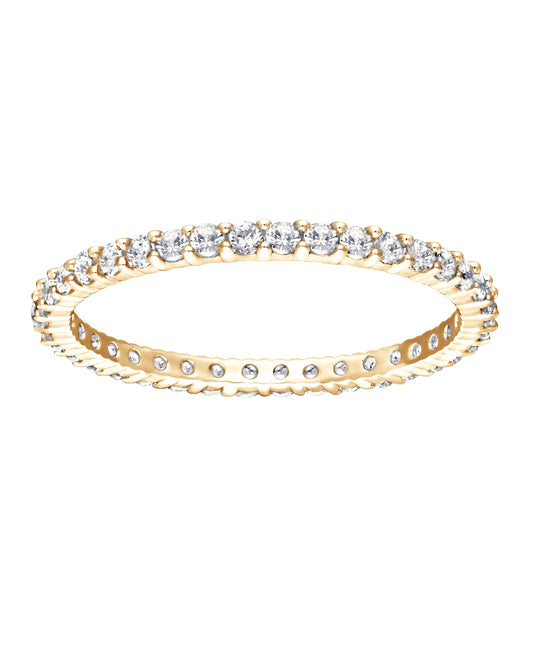 Swarovski Swarovski Yellow Gold Tone VITTORE Ring Size 50 Rings
