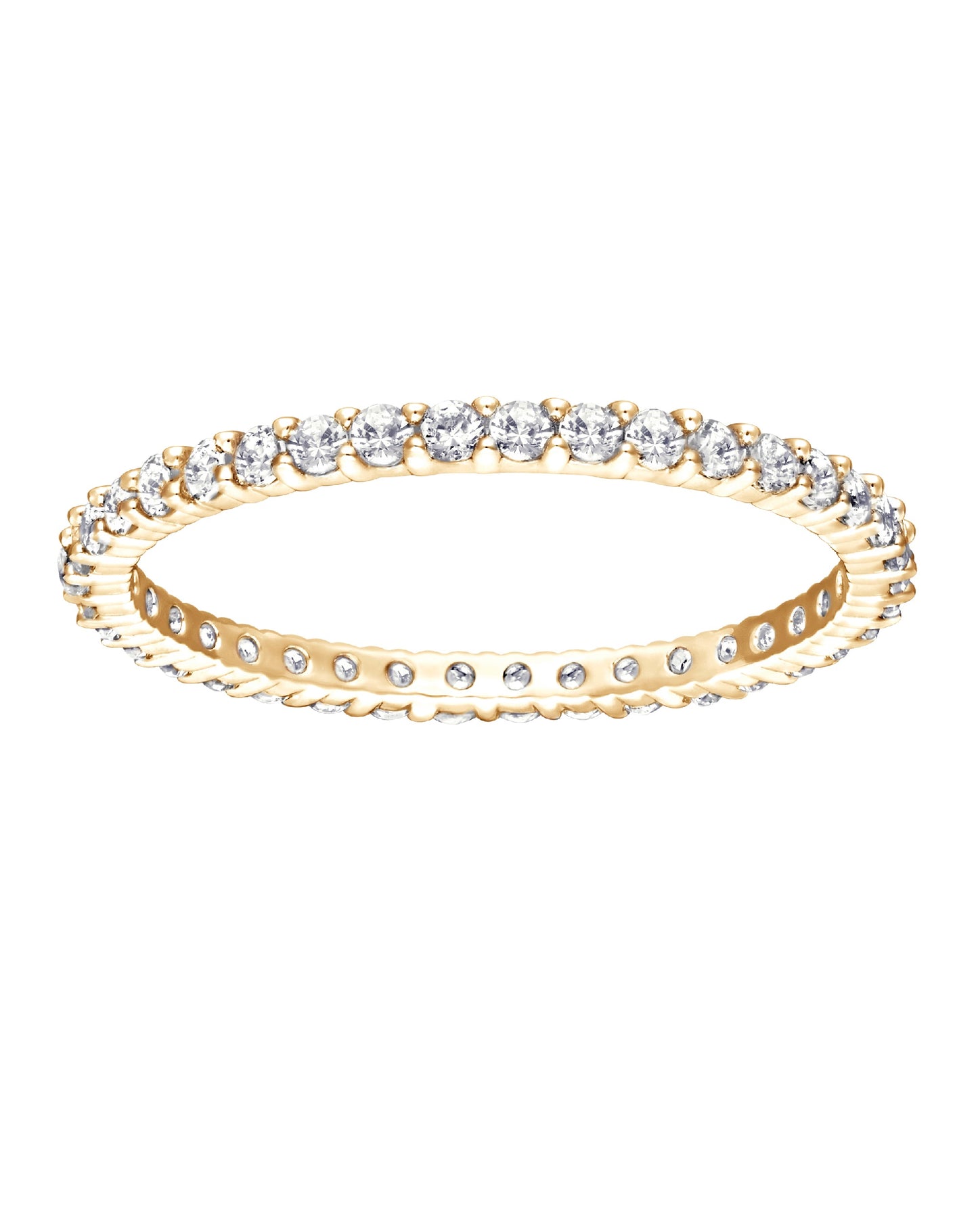 Swarovski Swarovski YELLOW Gold Tone Vittore Ring Size 60 Rings