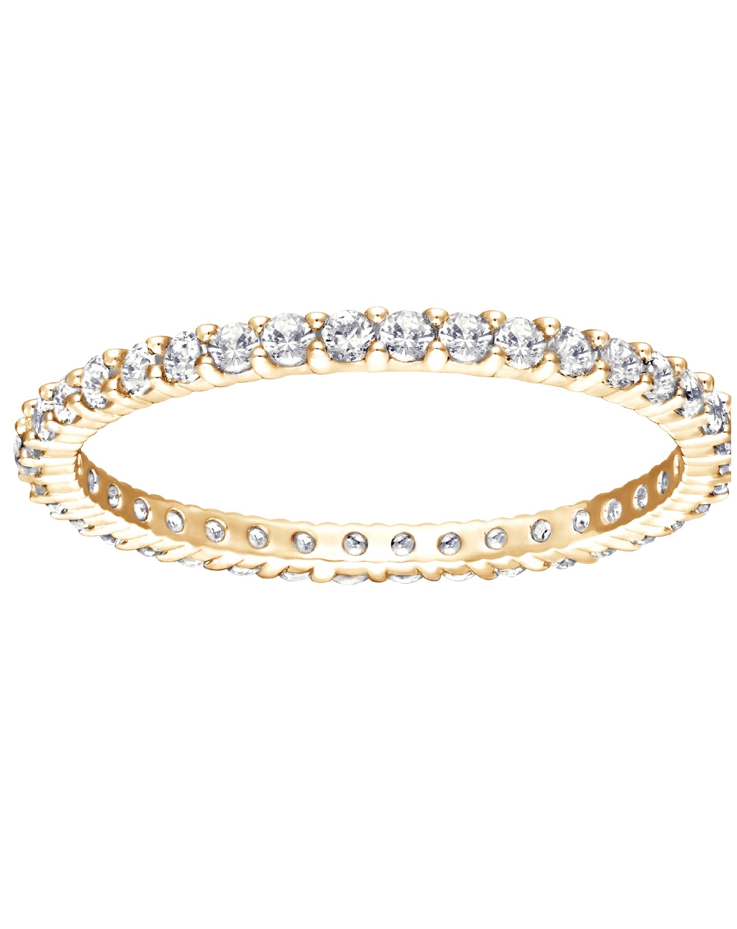 Swarovski Swarovski Yellow GOLD Tone Vittore Collection Ring Size 52 Rings