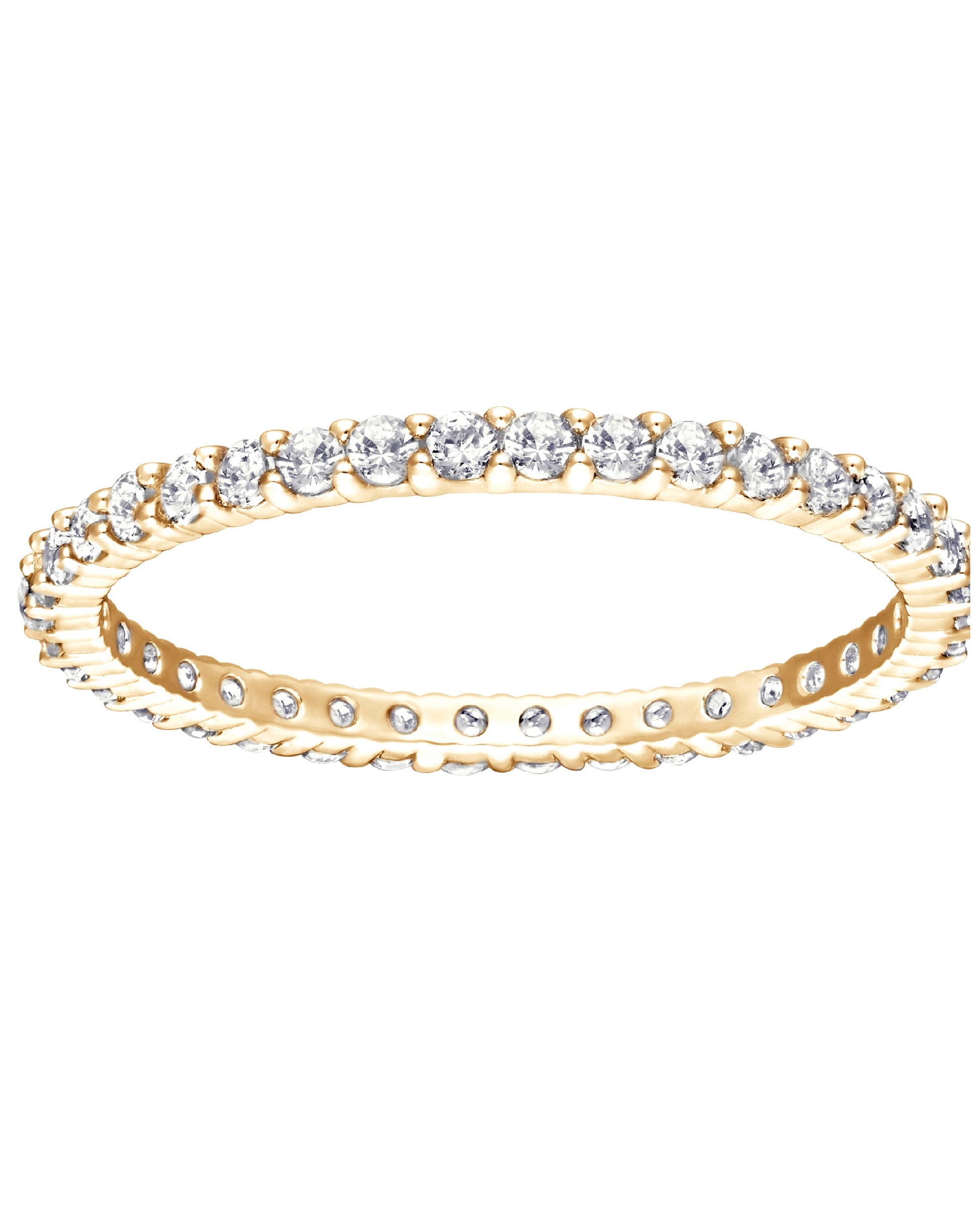 Swarovski Swarovski Yellow GOLD Tone Vittore Collection Ring Size 52 Rings