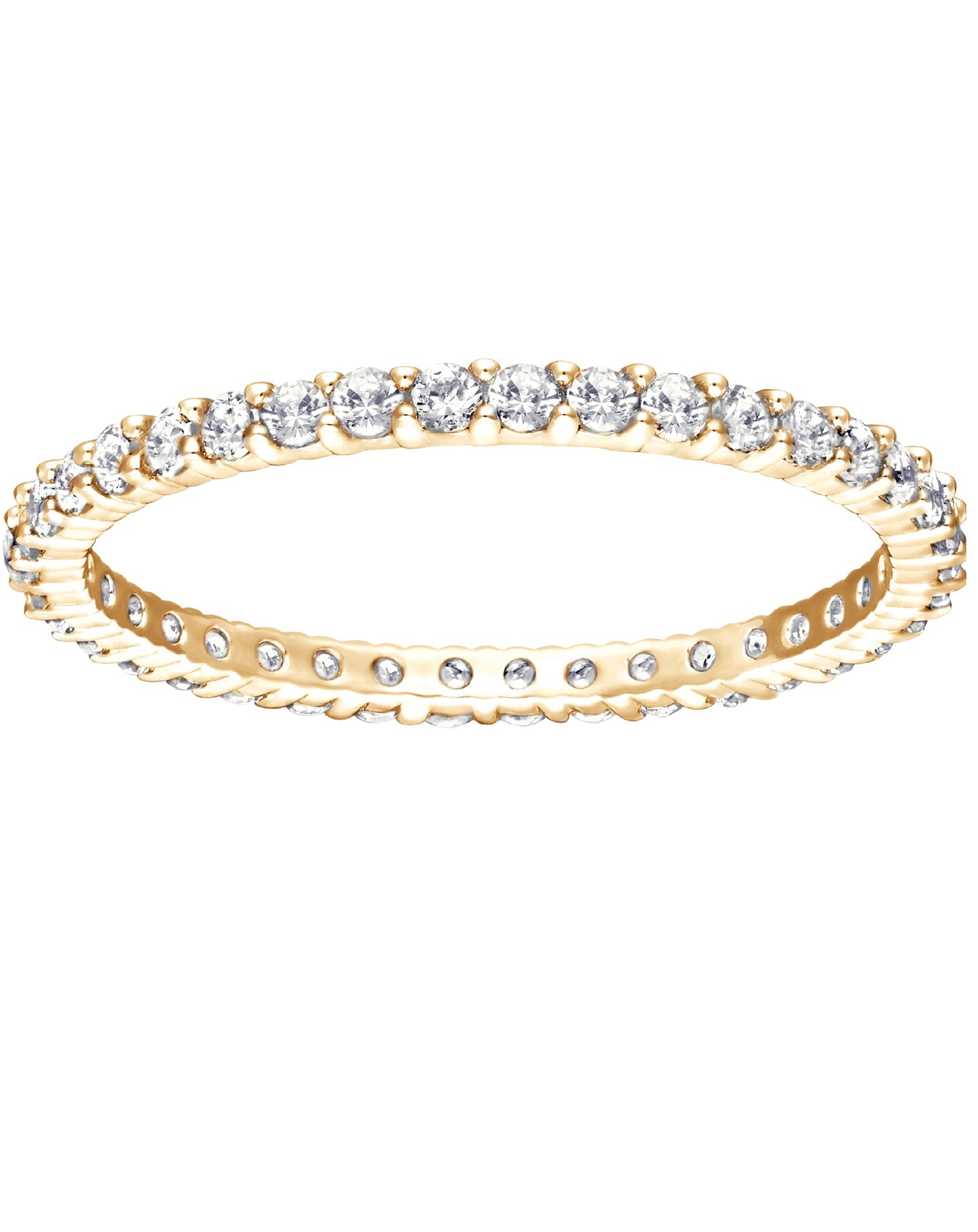 Swarovski 5531165 Swarovski Vittore Yellow Gold Tone Ring Size 58 Rings
