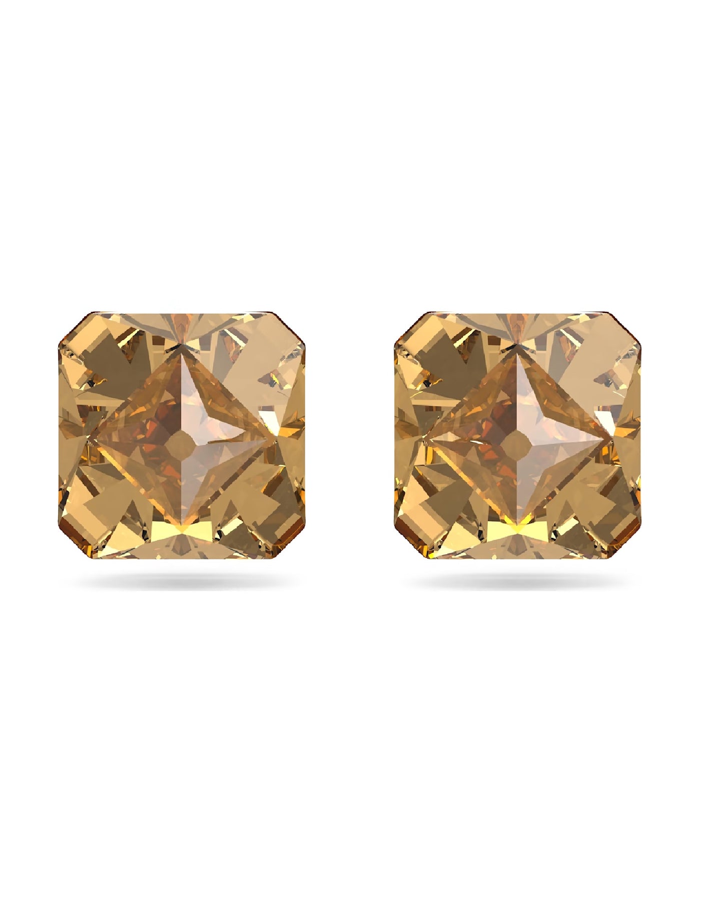 Swarovski 5613680 Swarovski ORTYX Stud Earrings, Gold Tone Plated Earrings