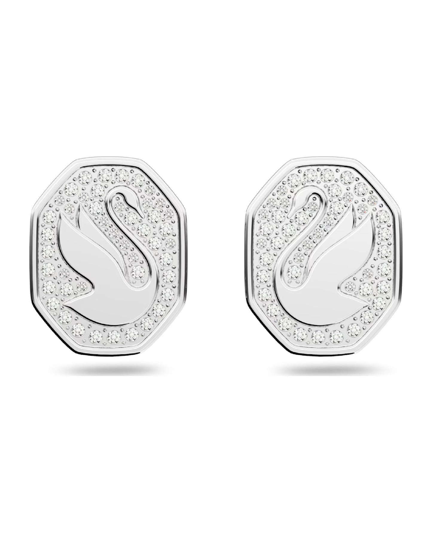 Swarovski 5621097 Swarovski SIGNUM White Tone Rhodium Plated Stud Earring Earrings