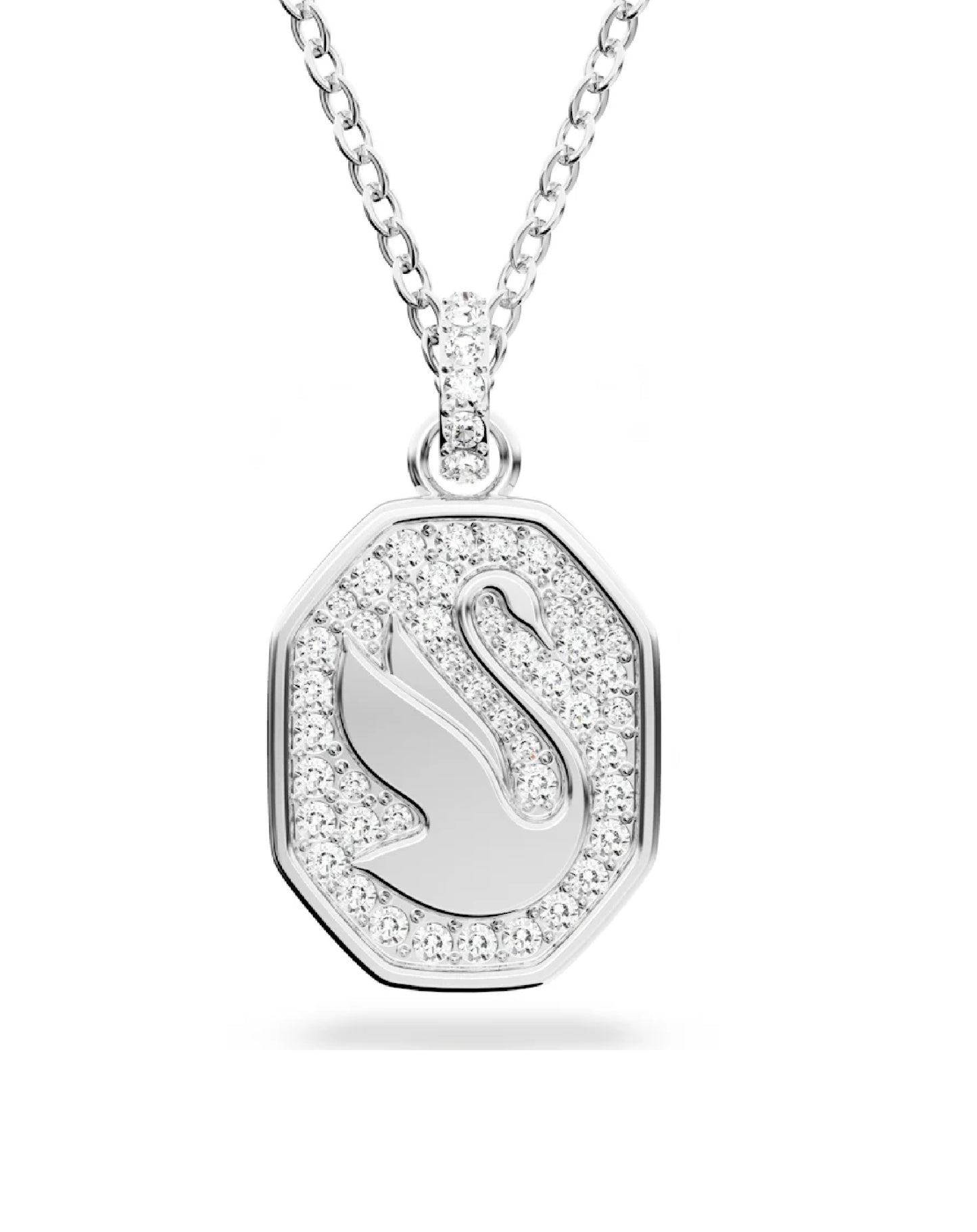 Swarovski 5621098 Swarovski SIGNUM Silver/White Tone PENDANT Necklaces
