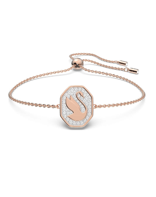 Swarovski 5621107 Swarovski SIGNUM Bracelet Rose Gold-Tone/White Bracelets