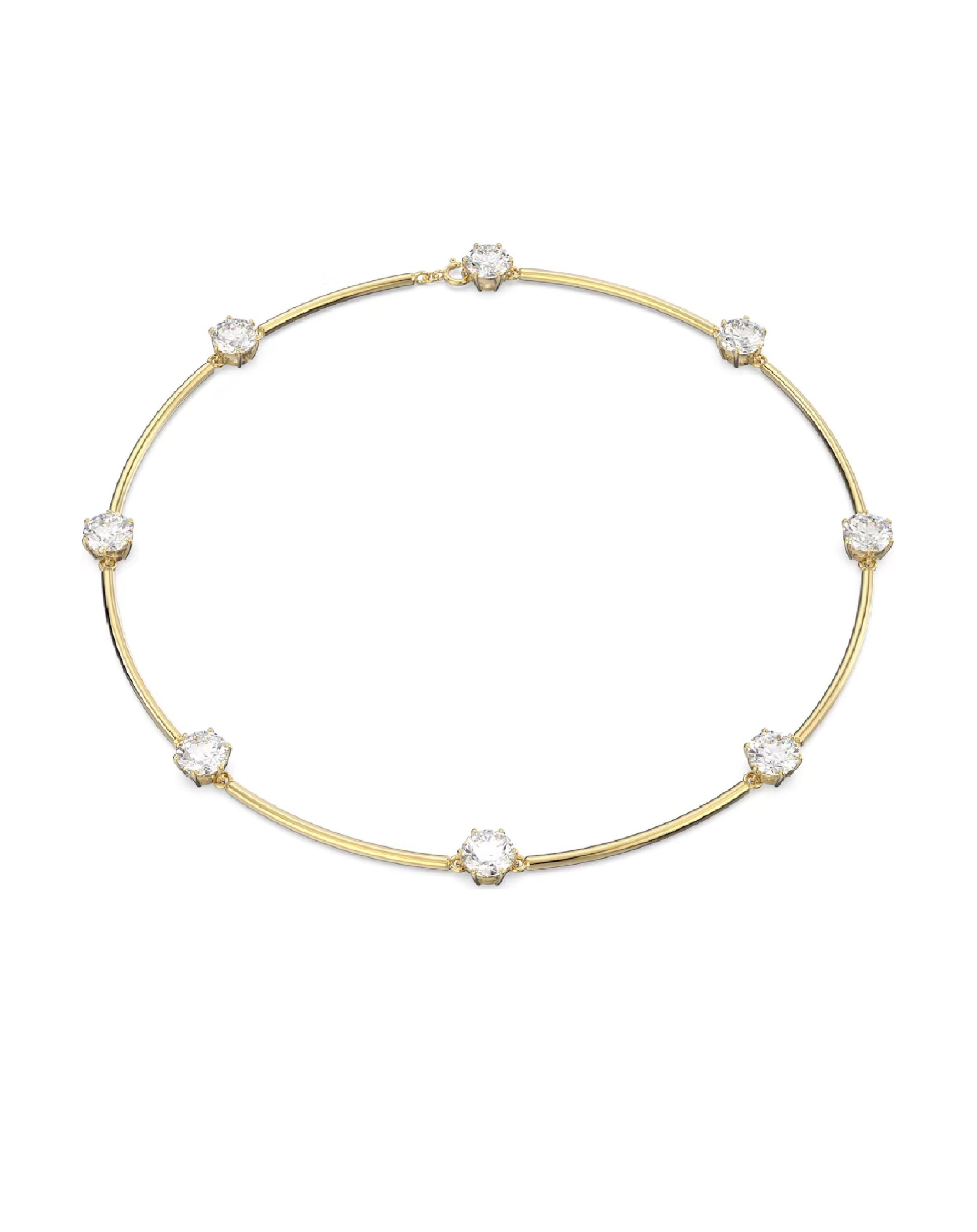 Swarovski 5622720 Swarovski CONSTELLA Yellow Tone/White Necklace Necklaces