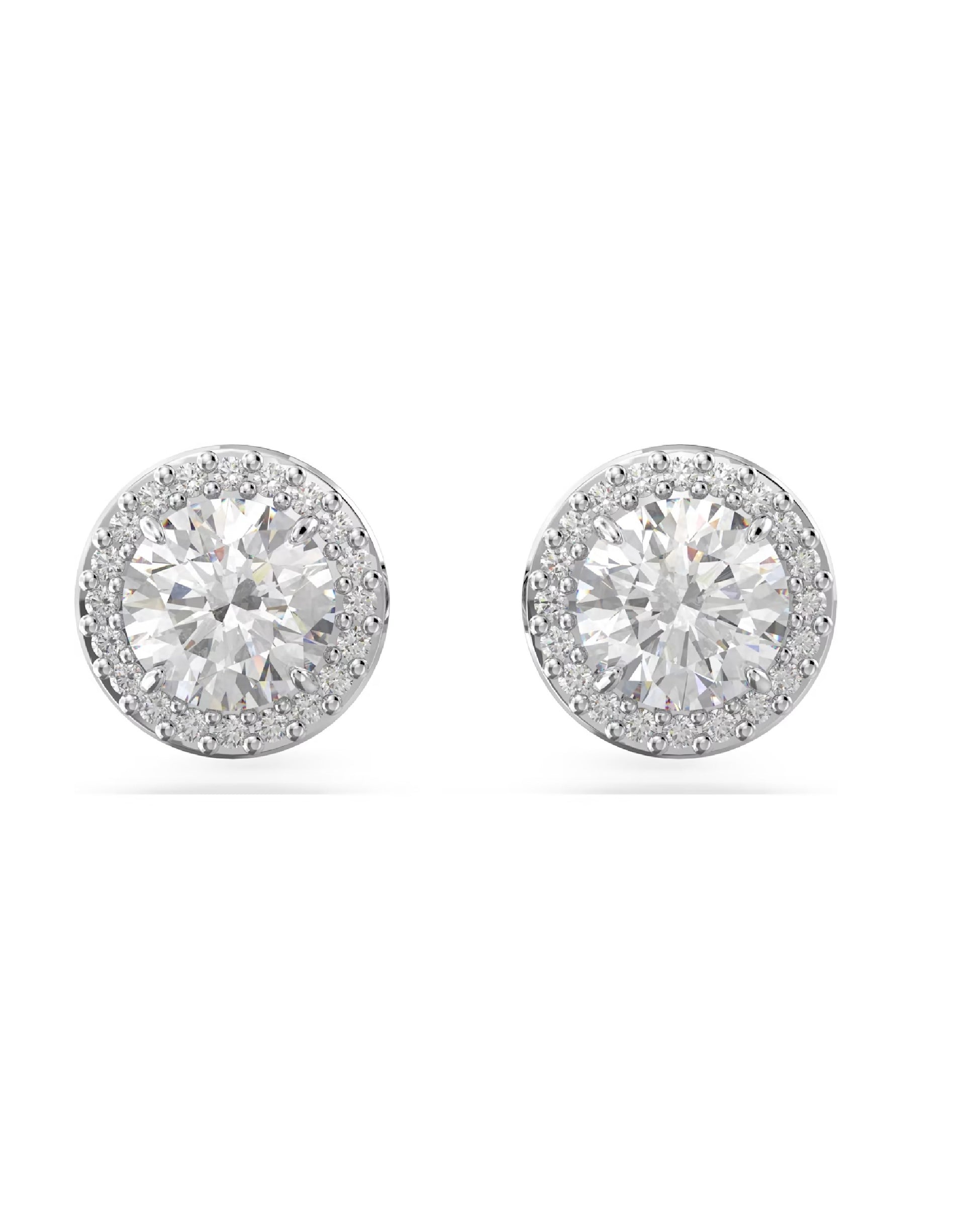 Swarovski 5636269 Swarovski Constella Collection ll Stud Earring White Tone Earrings