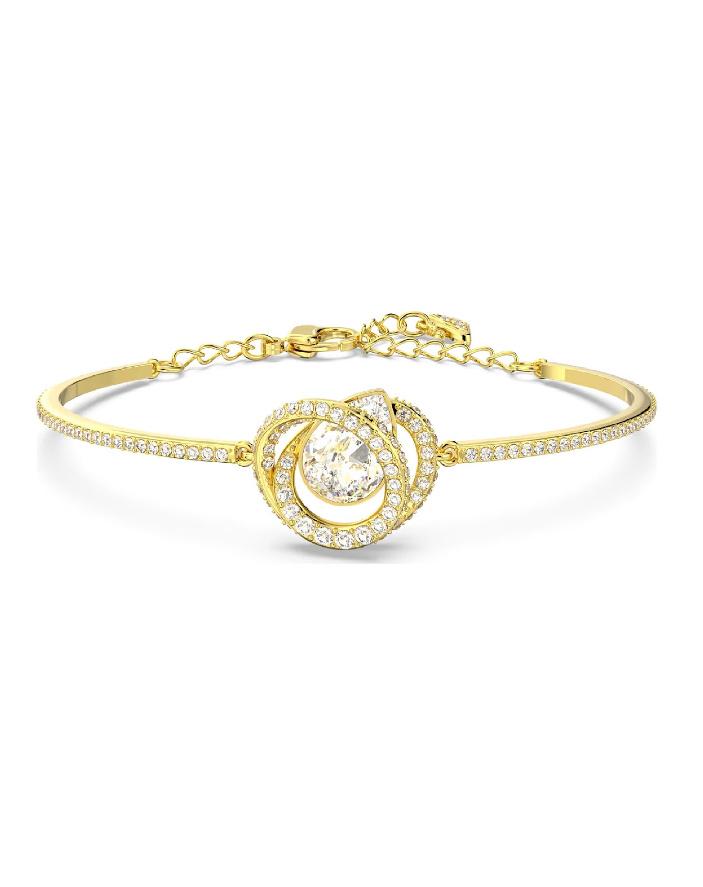 Swarovski 5636585 Swarovski GENERATION Bangle Size M, Yellow Gold Tone Plated Bracelets