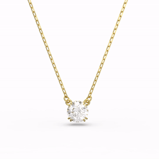 Swarovski 5636703 Swarovski Constella PENDANT, Yellow Gold Tone Necklaces