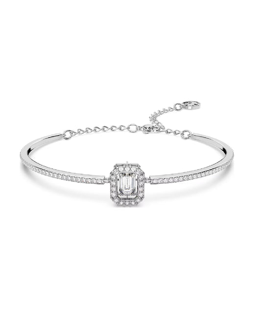 Swarovski 5638494 Swarovski MILLENIA Bangle Size M, Silver Tone Jewelry