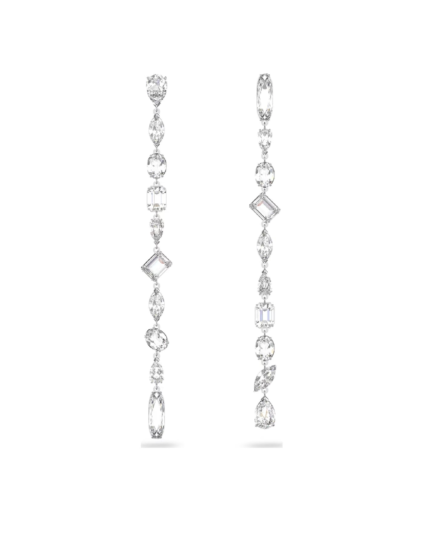 Swarovski 5639328 Swarovski GEMA Drop Earrings, Rhodium Plated Earrings
