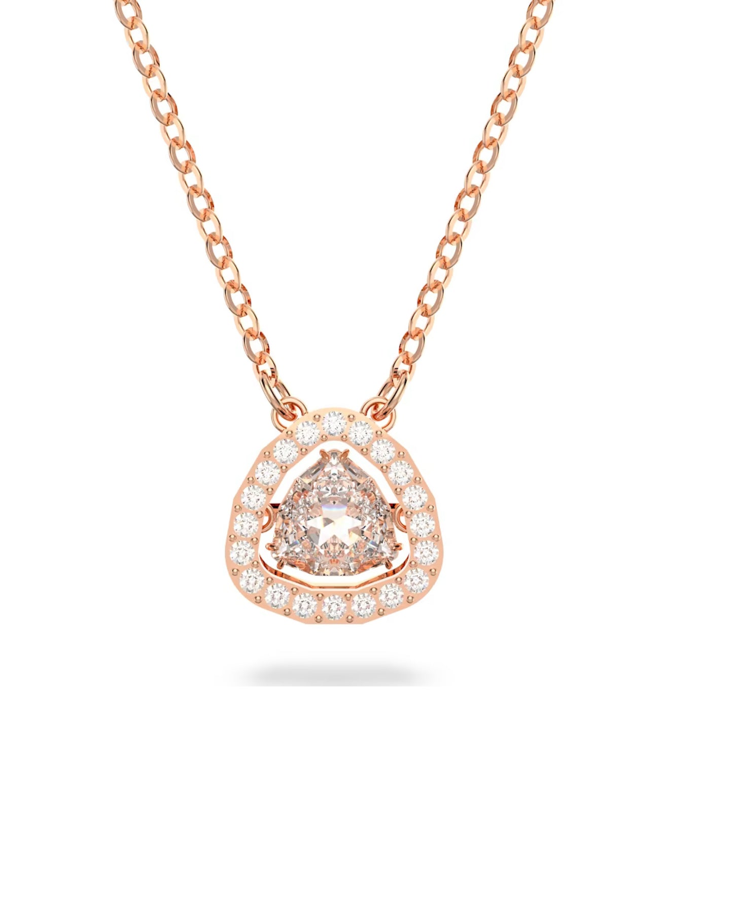 Swarovski 5640292 Swarovski MILLENIA Necklace & Pendant, Rose Gold Plated Necklaces