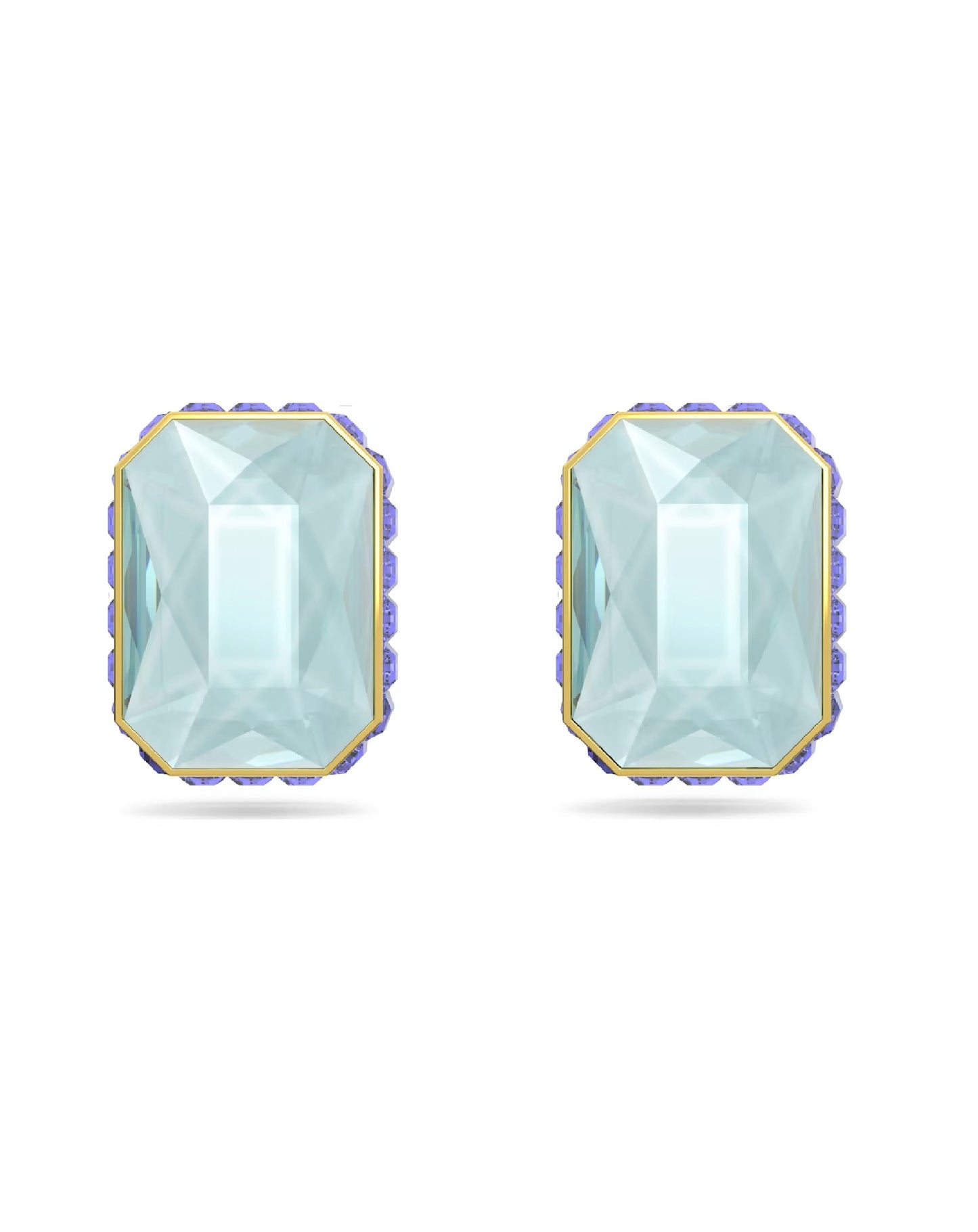 Swarovski 5641406 Swarovski ORBITA Yellow Gold Tone Stud Earrings Earrings
