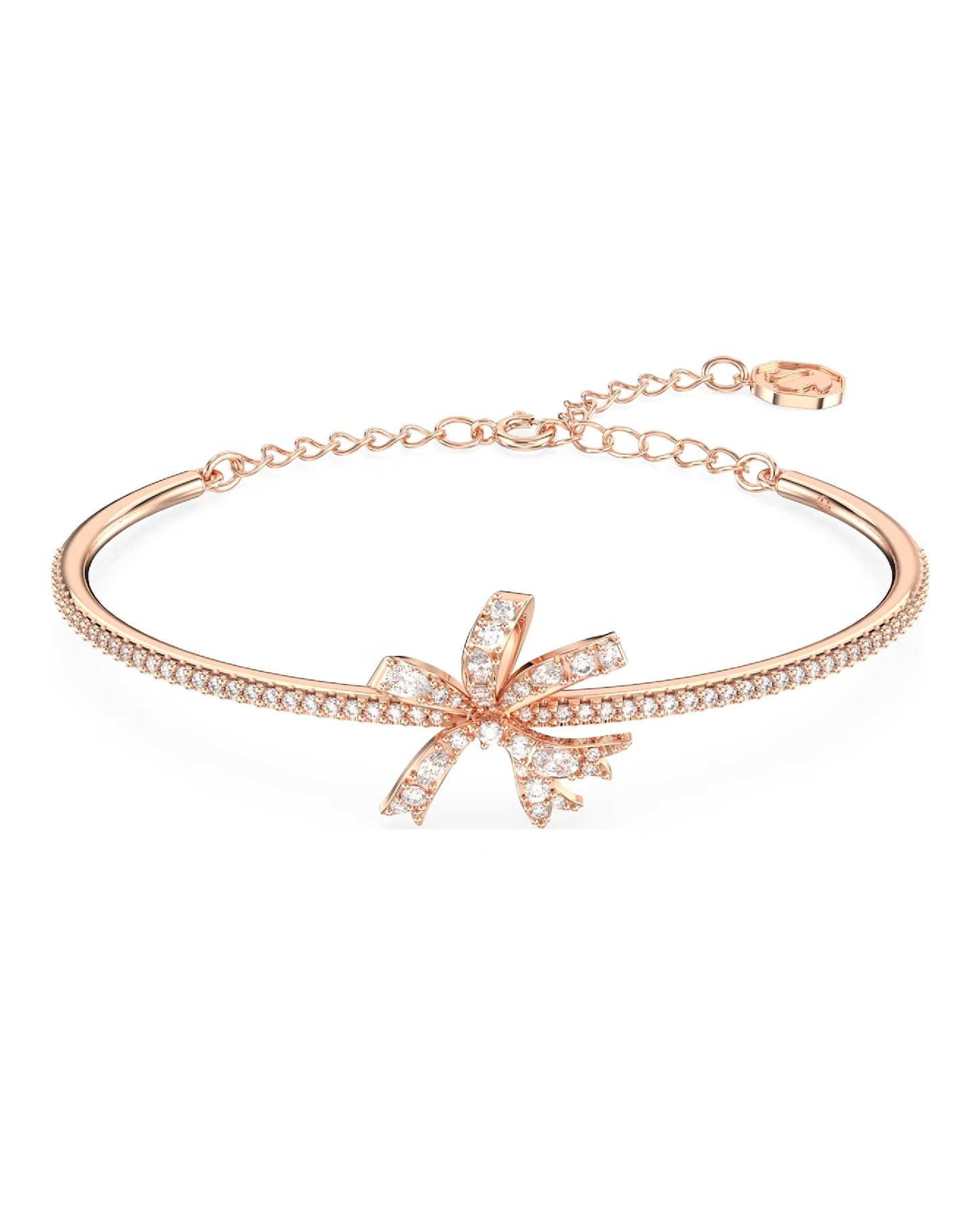 Swarovski 5647565 Swarovski Volta Bangle, ROSE Gold Tone Necklaces