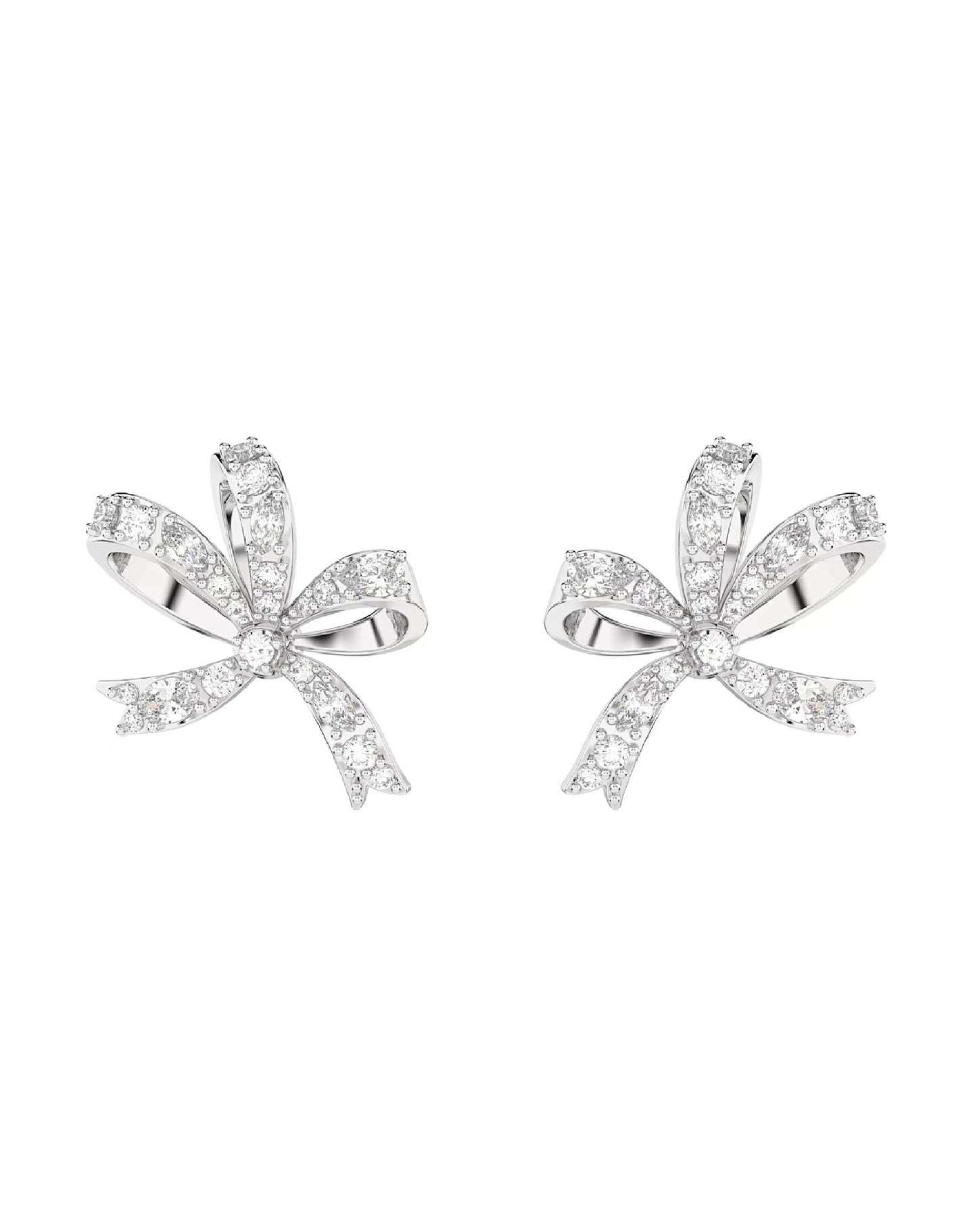 Swarovski 5647579 Swarovski Volta Earrings, White TONE Rhodium Plated Earrings