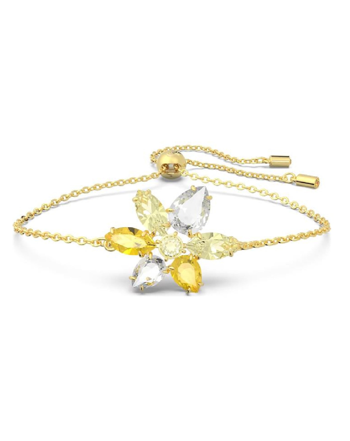 Swarovski 5652820 Swarovski GEMA Bracelet, Gold Tone Plated, Multicolored Bracelets