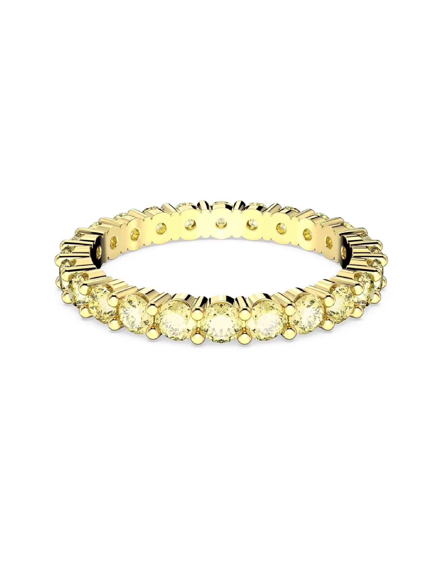 Swarovski 5658667 Swarovski MATRIX Rings Size 58, GOLD Tone Rhodium Plated Rings